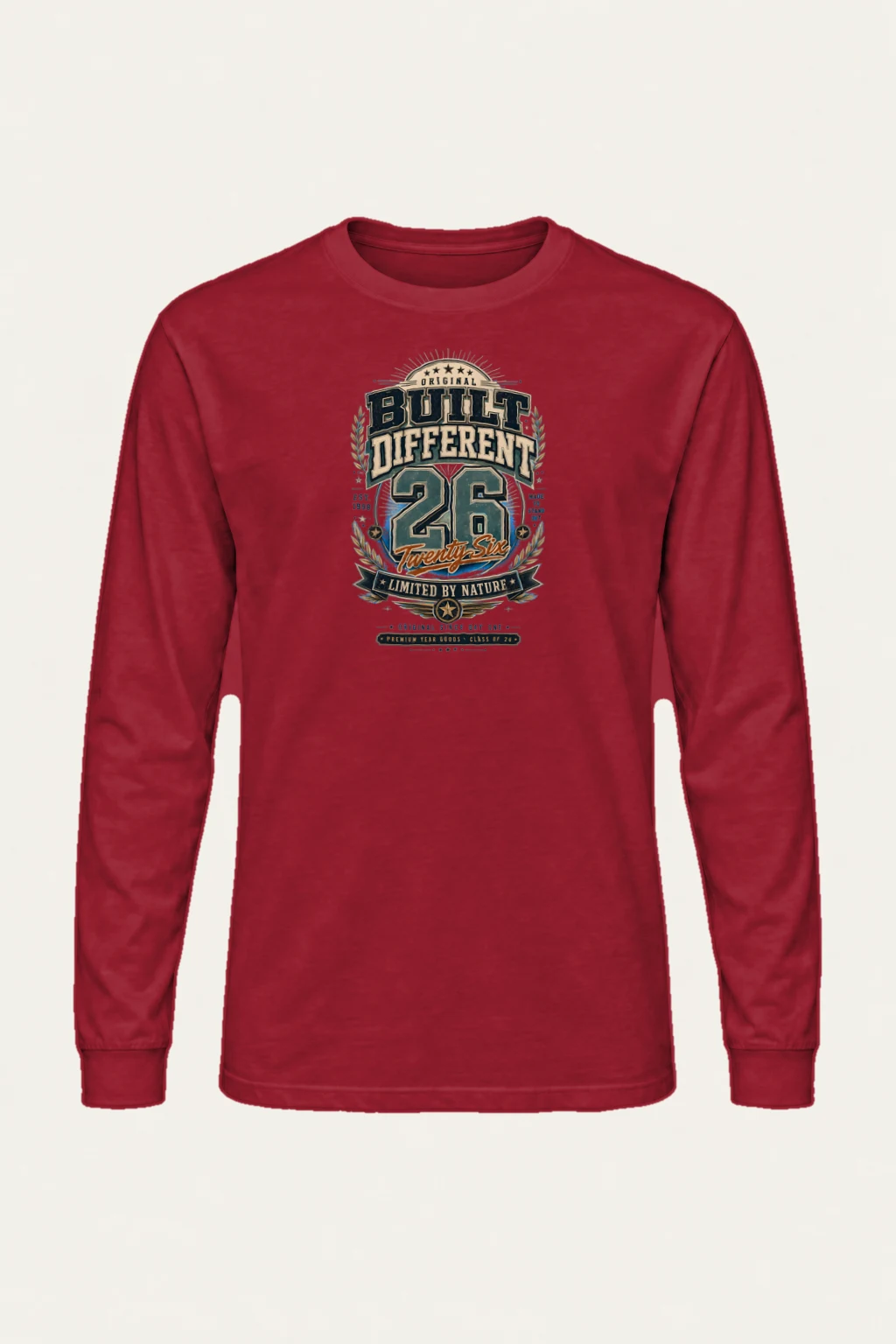 "Built Different" Unisex Longsleeve T-shirt | Gildan 2400