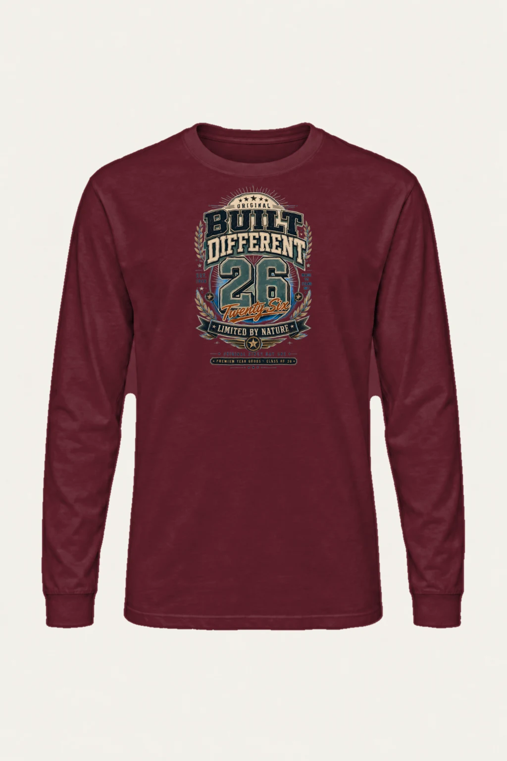 "Built Different" Unisex Longsleeve T-shirt | Gildan 2400