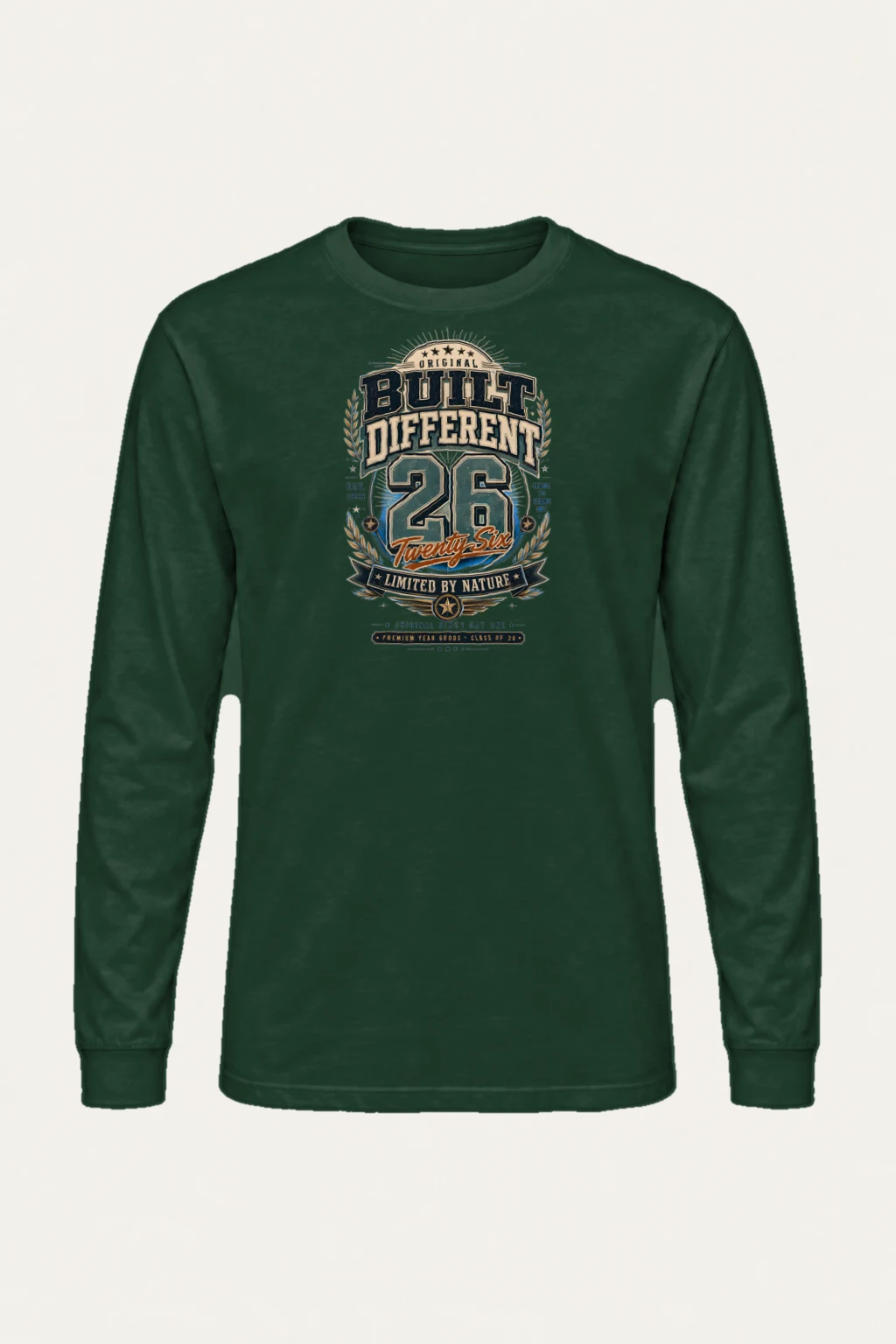 "Built Different" Unisex Longsleeve T-shirt | Gildan 2400