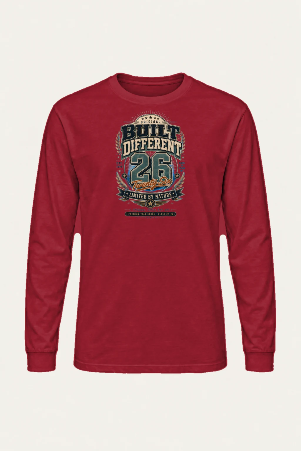 "Built Different" Unisex Longsleeve T-shirt | Gildan 2400