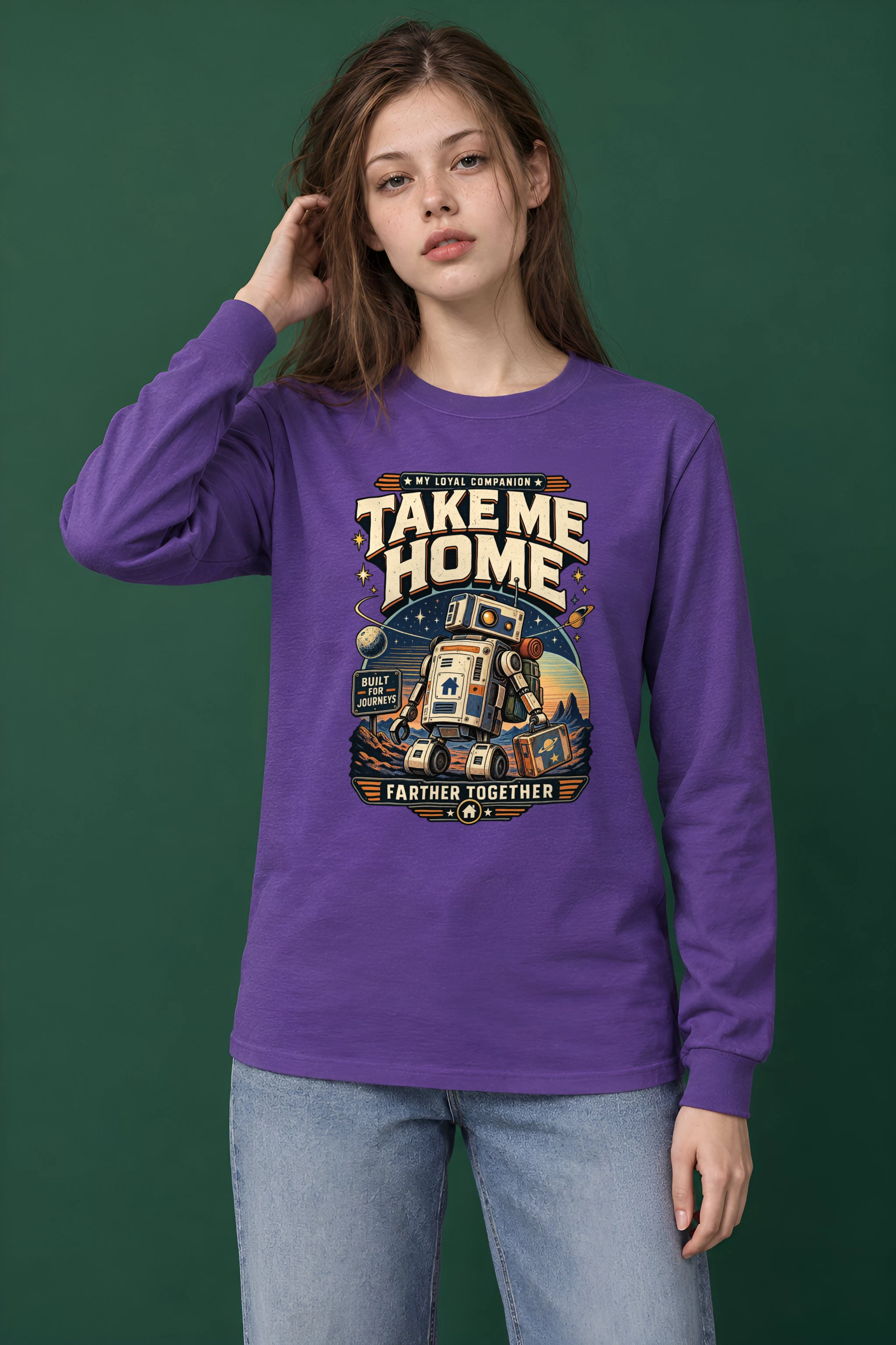 "Built For Journeys" Unisex Longsleeve T-shirt