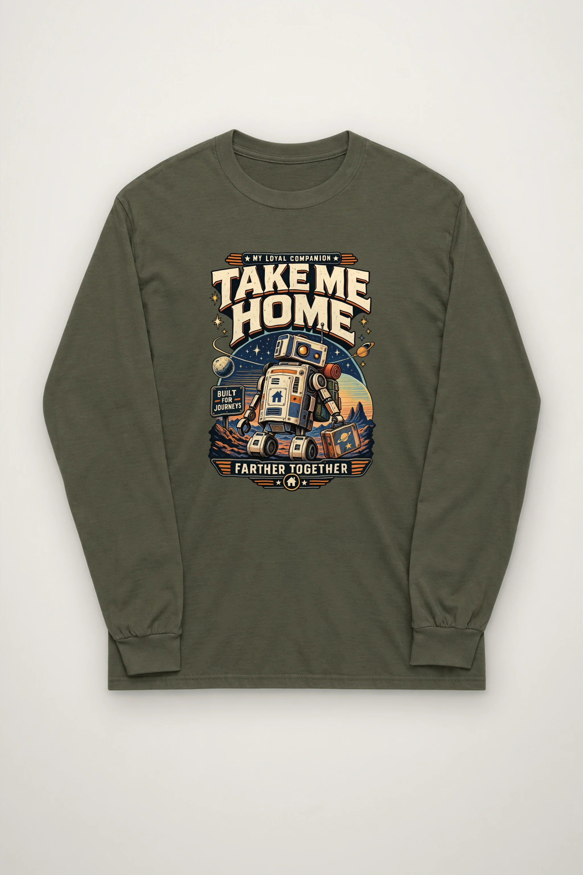 "Built For Journeys" Unisex Longsleeve T-shirt