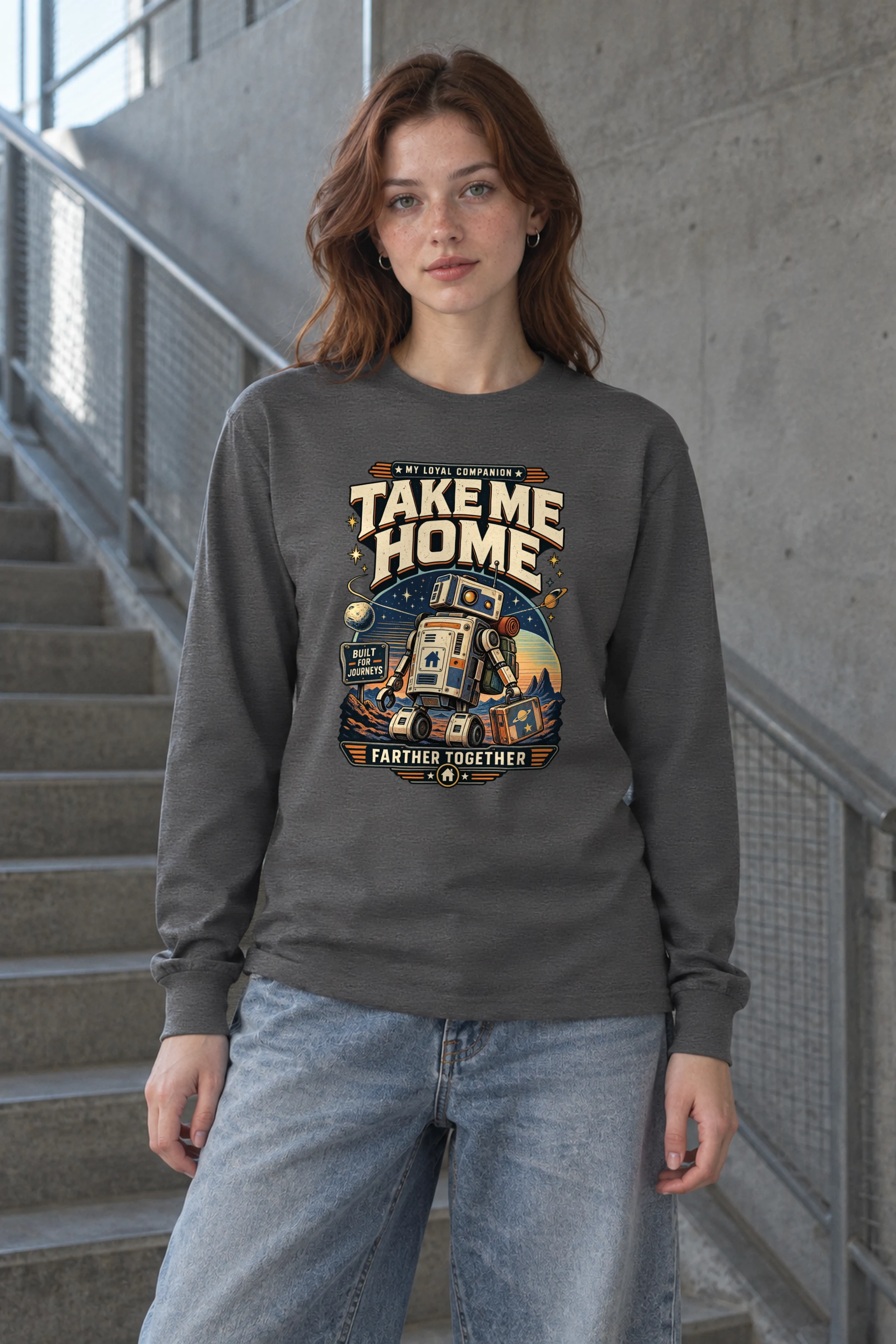 "Built For Journeys" Unisex Longsleeve T-shirt