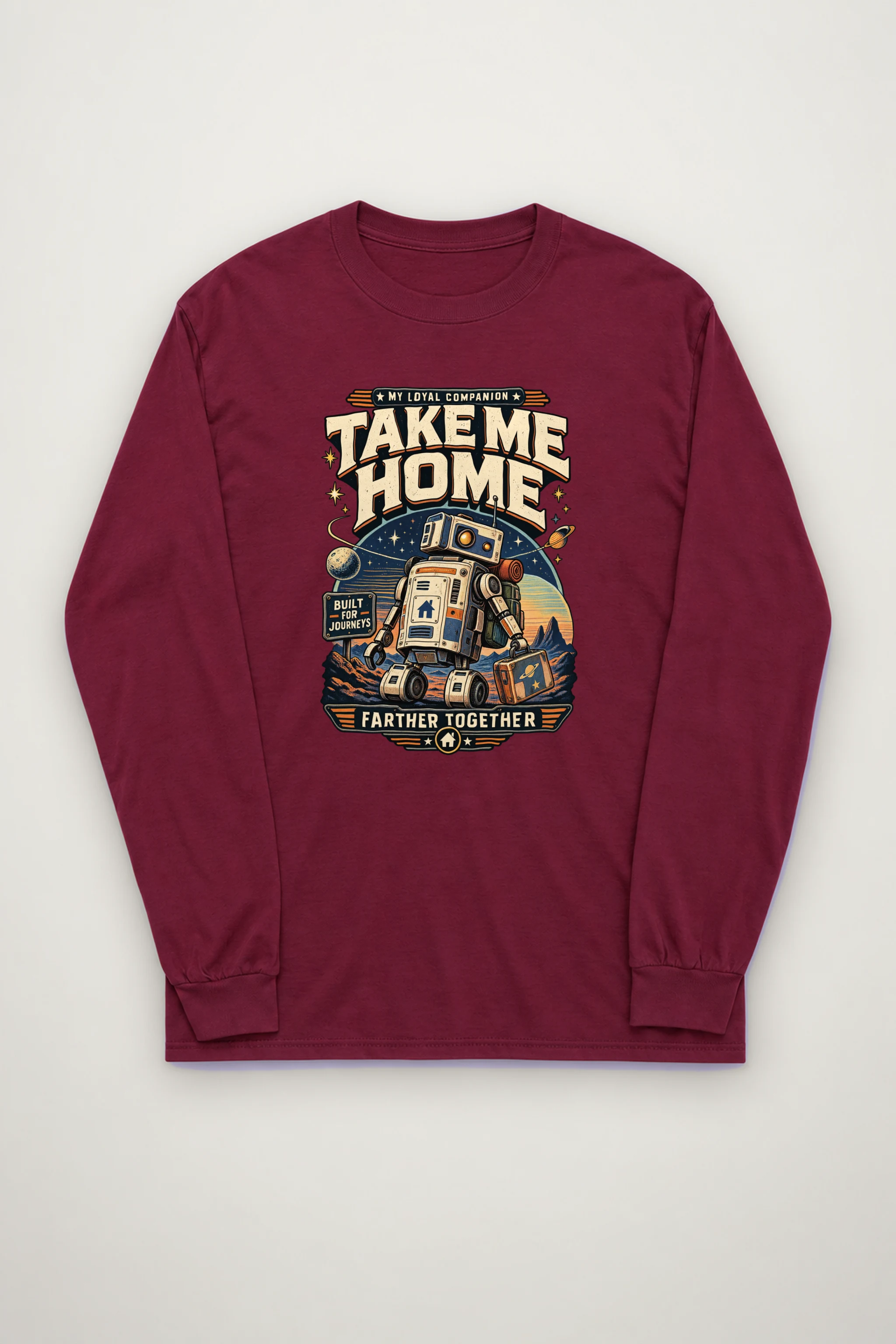 "Built For Journeys" Unisex Longsleeve T-shirt