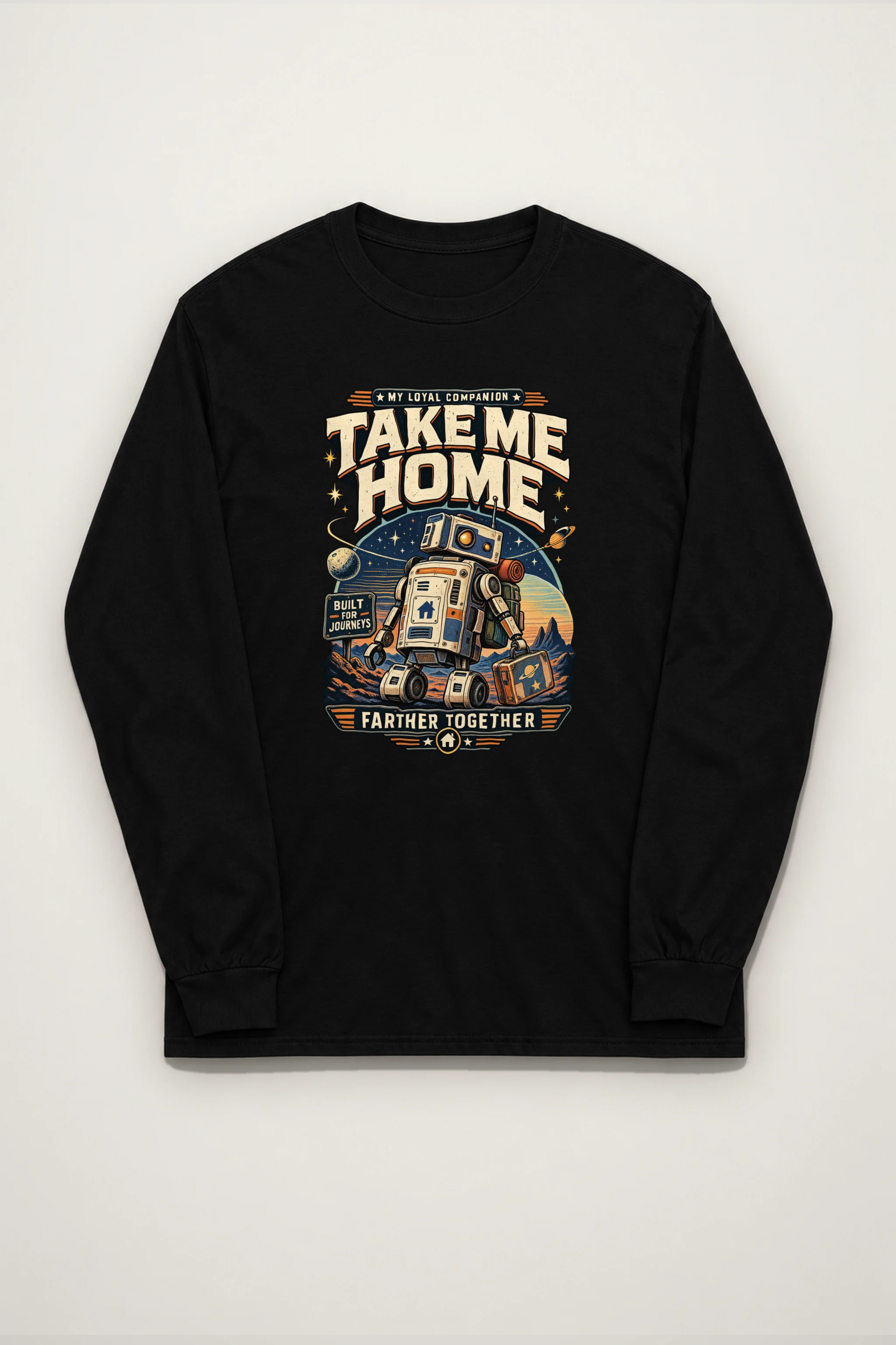"Built For Journeys" Unisex Longsleeve T-shirt