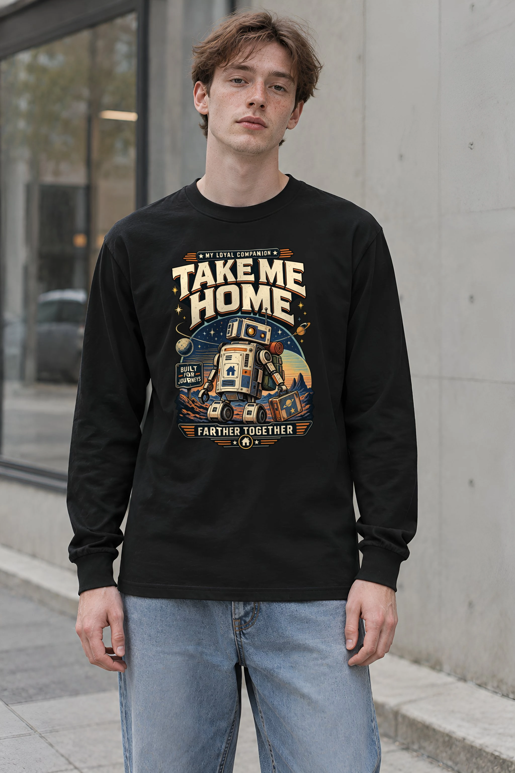 "Built For Journeys" Unisex Longsleeve T-shirt