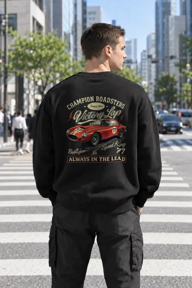 "Built For Speed" Heavy Blend Unisex Crewneck Sweatshirt | Gildan 18000
