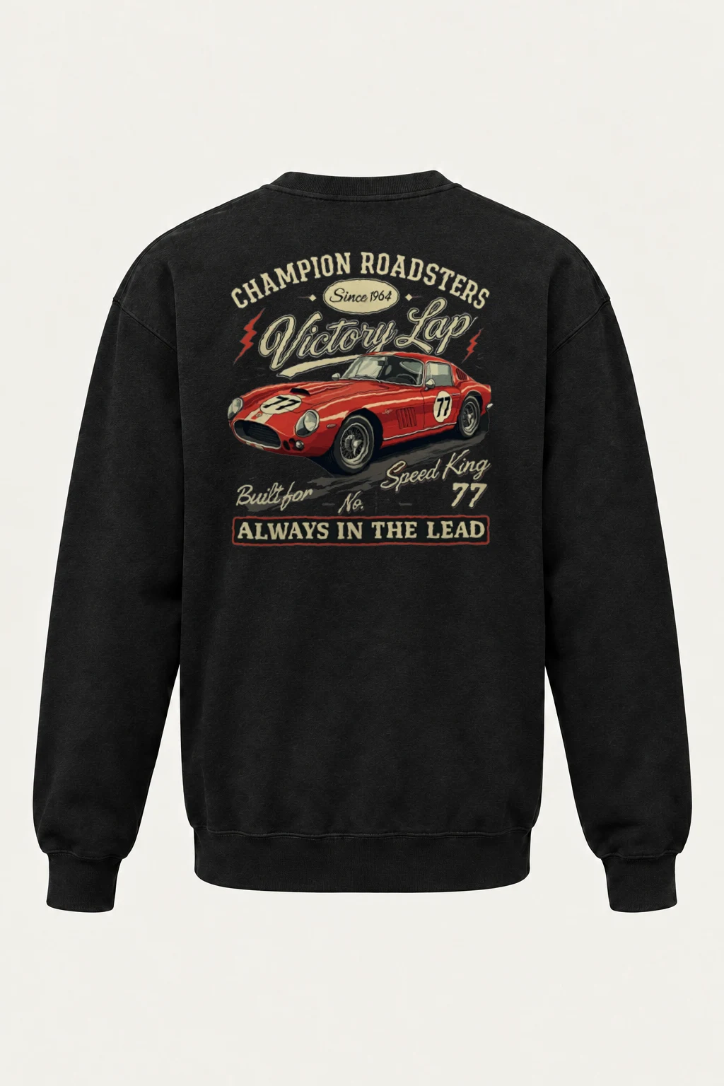 "Built For Speed" Heavy Blend Unisex Crewneck Sweatshirt | Gildan 18000