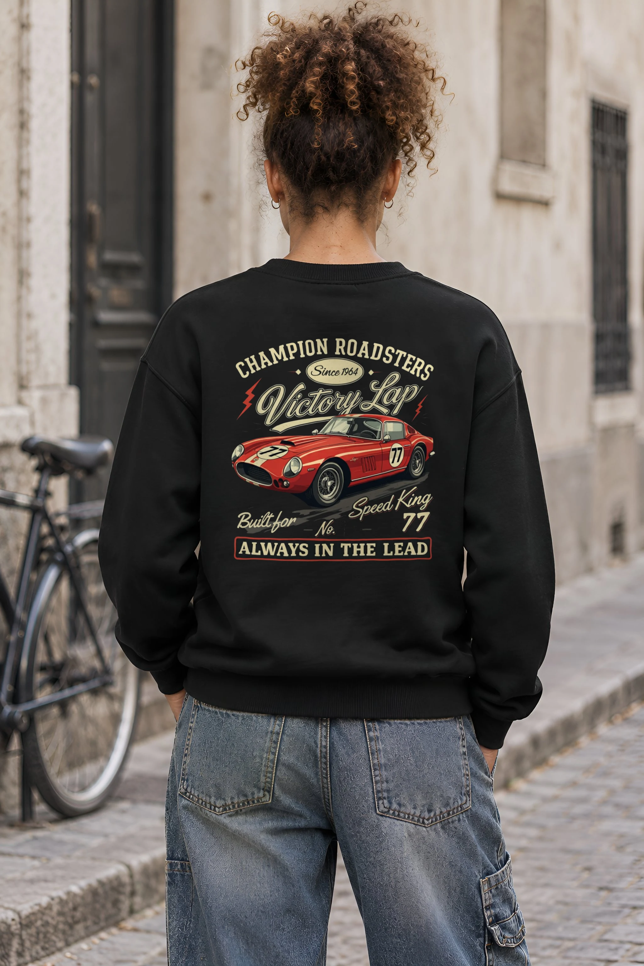 "Built For Speed" 1 Crewneck Sweatshirt