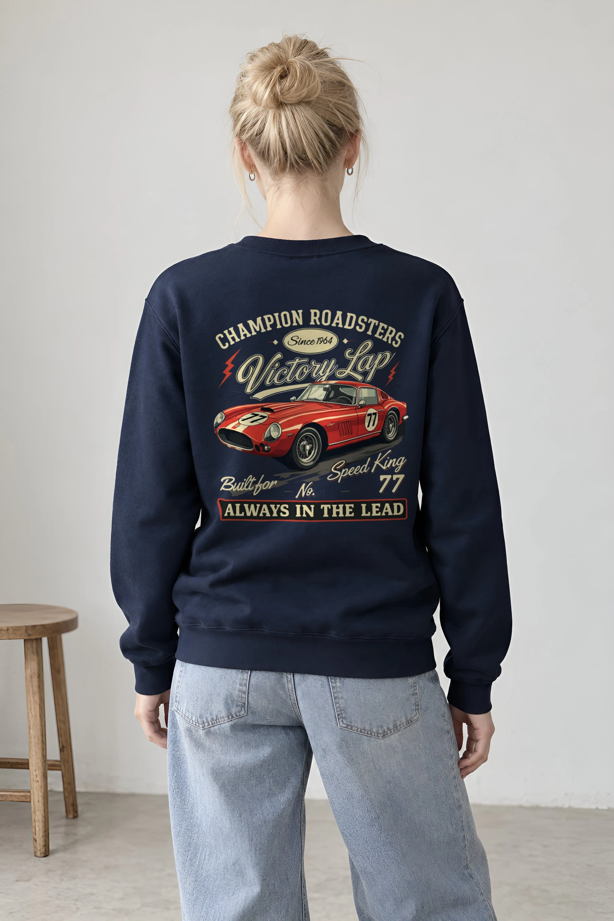 "Built For Speed" 1 Crewneck Sweatshirt
