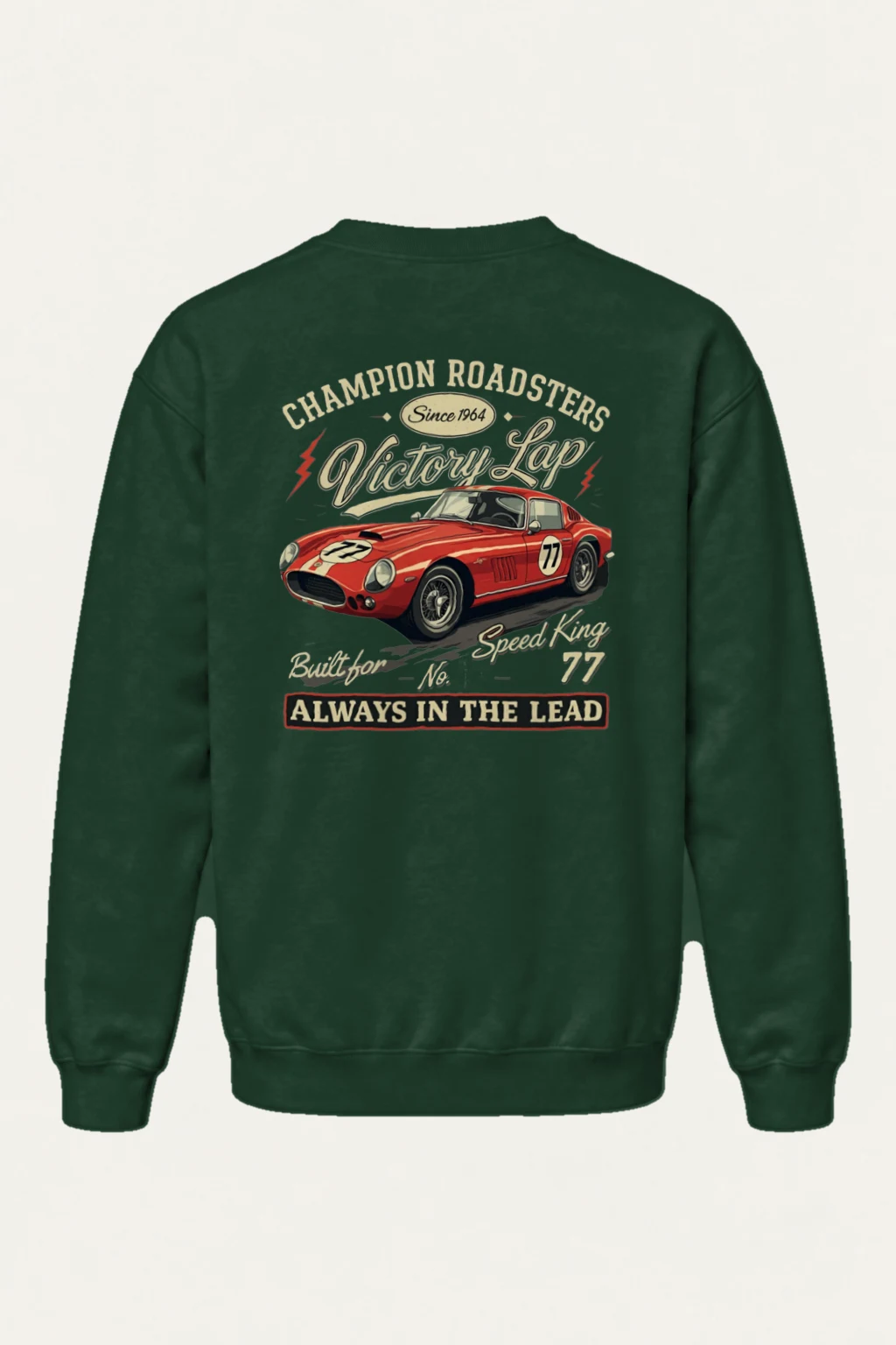"Built For Speed" Heavy Blend Unisex Crewneck Sweatshirt | Gildan 18000