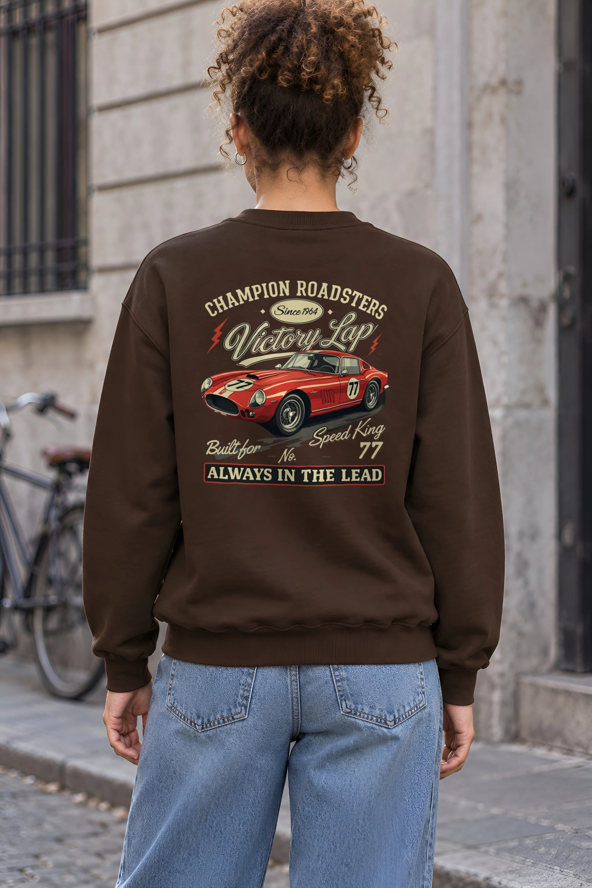 "Built For Speed" 1 Crewneck Sweatshirt