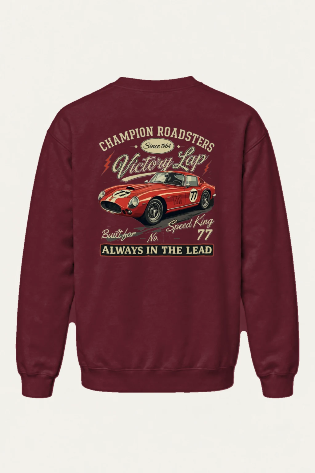"Built For Speed" Heavy Blend Unisex Crewneck Sweatshirt | Gildan 18000