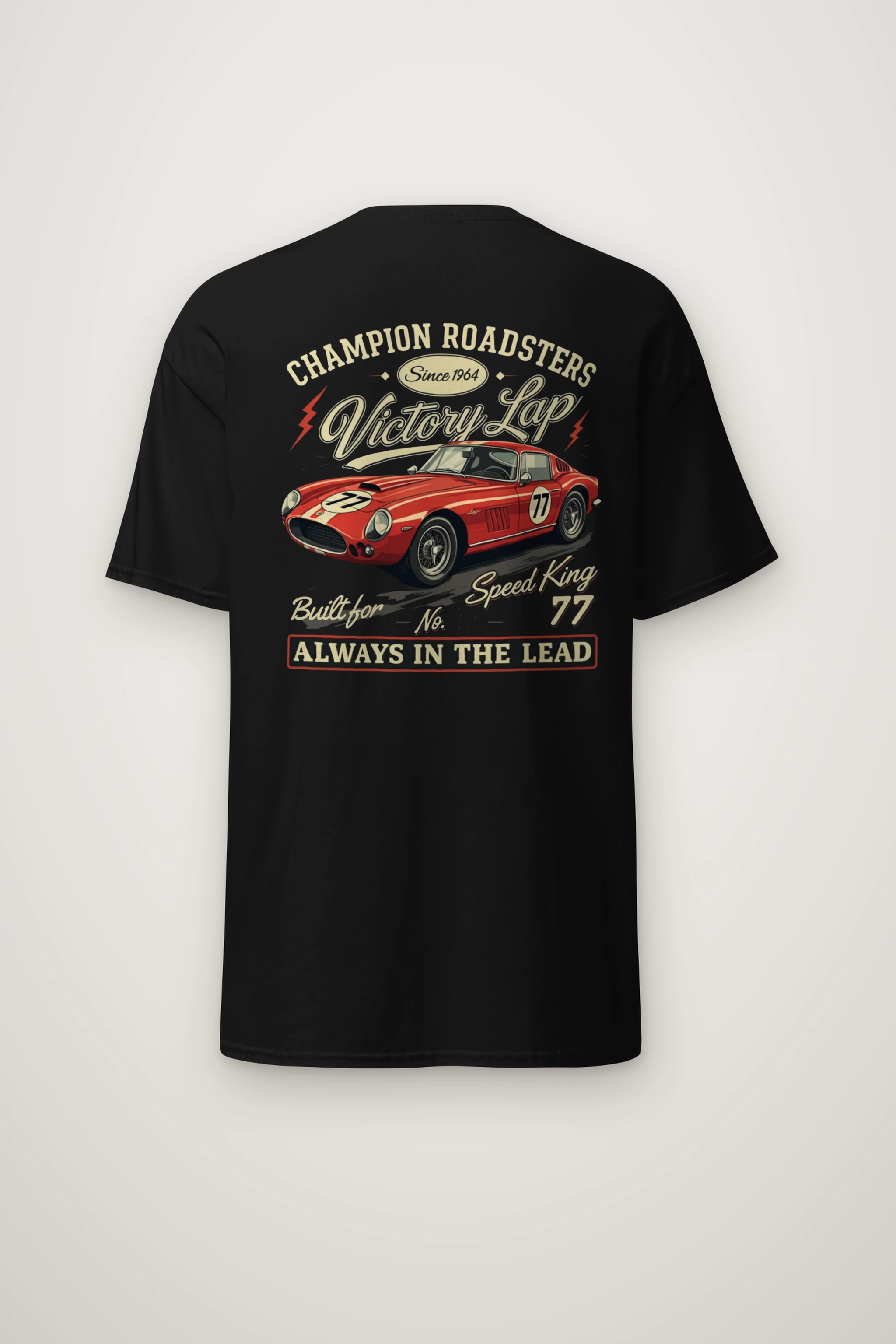 "Built For Speed" Heavyweight Unisex Crewneck T-shirt