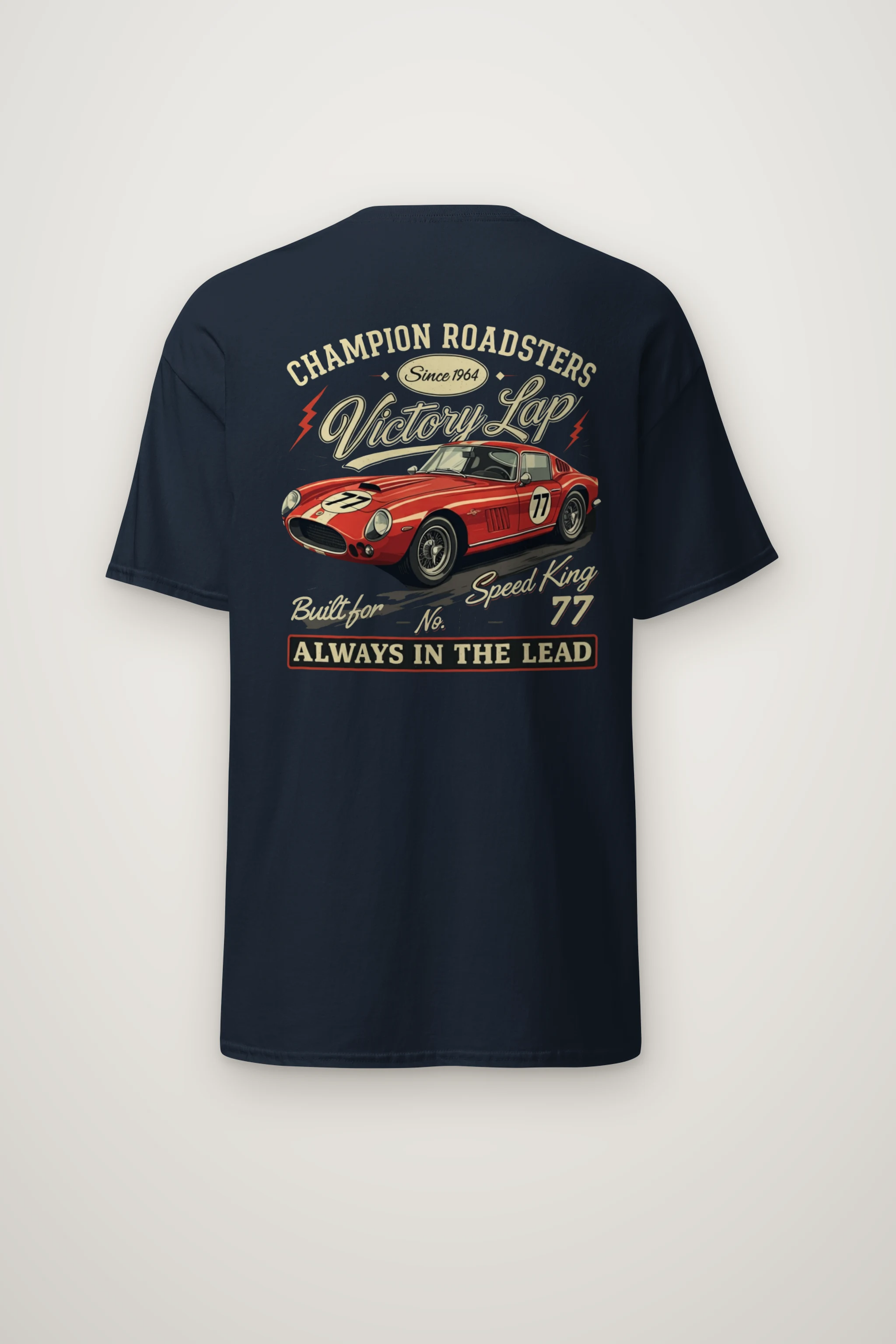 "Built For Speed" Heavyweight Unisex Crewneck T-shirt