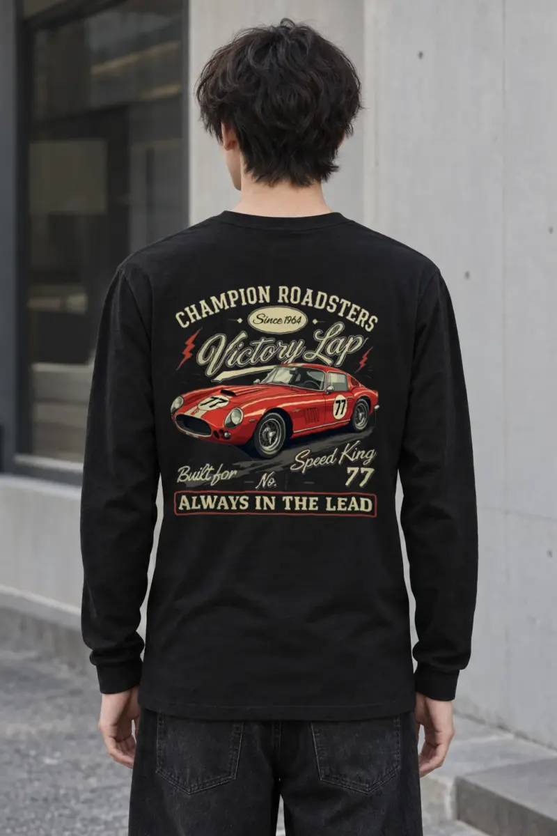 "Built For Speed" Unisex Longsleeve T-shirt | Gildan 2400