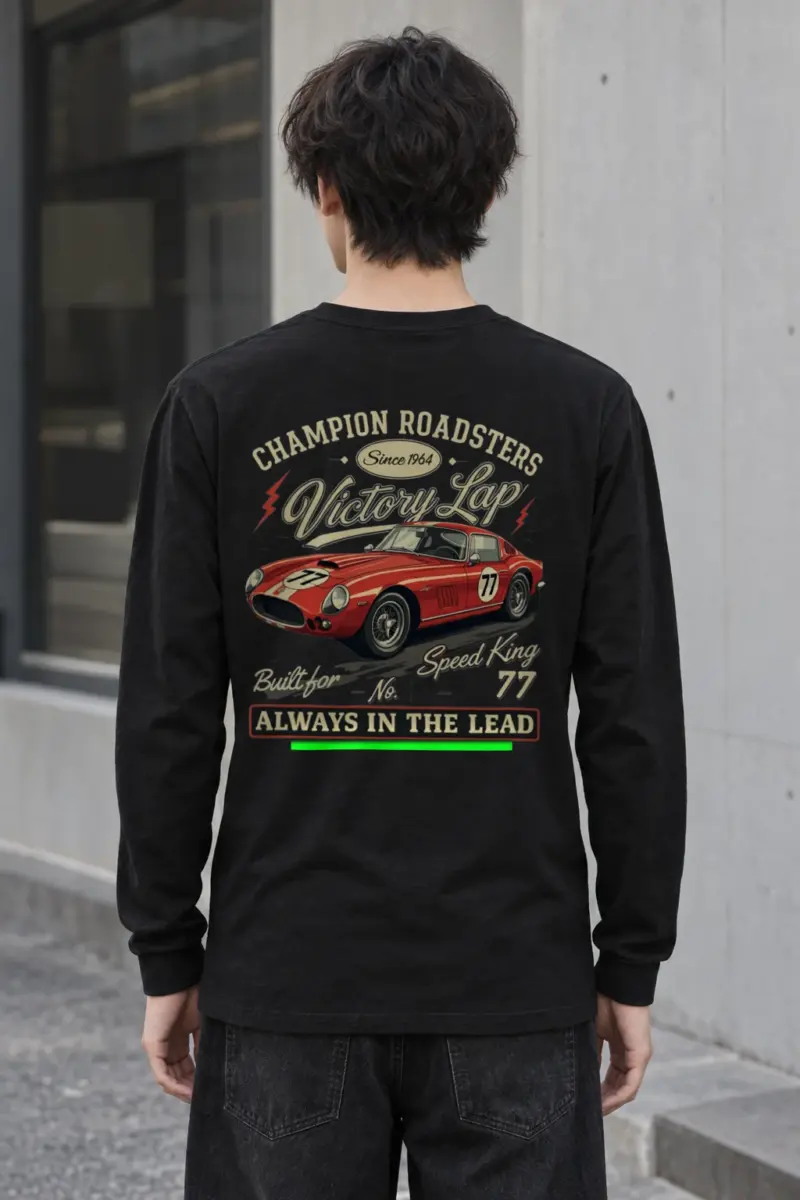 "Built For Speed" Unisex Longsleeve T-shirt | Gildan 2400