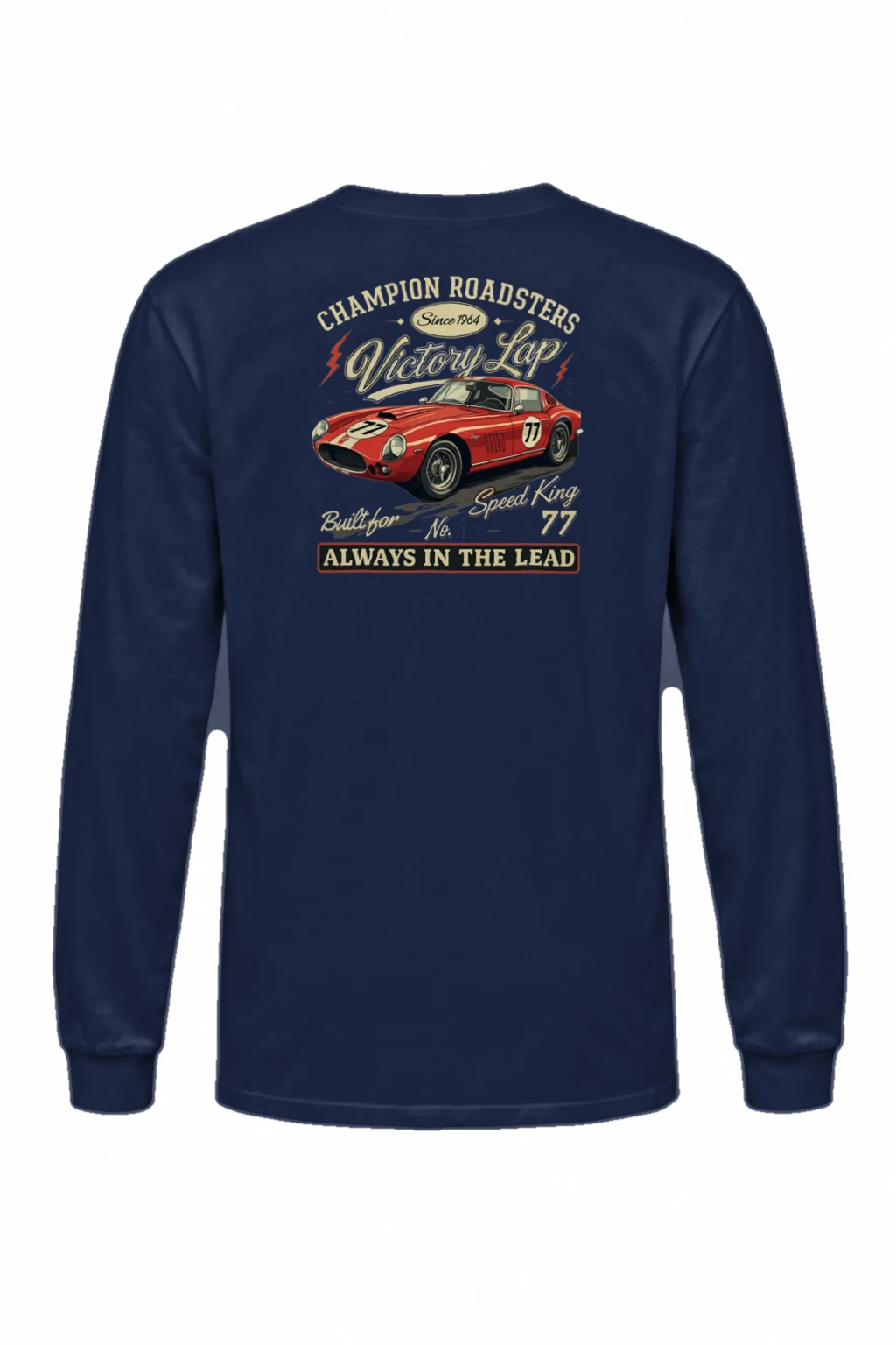 "Built For Speed" Unisex Longsleeve T-shirt | Gildan 2400