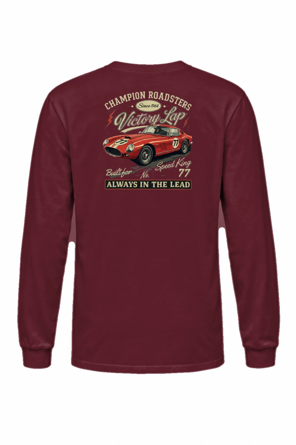 "Built For Speed" Unisex Longsleeve T-shirt | Gildan 2400