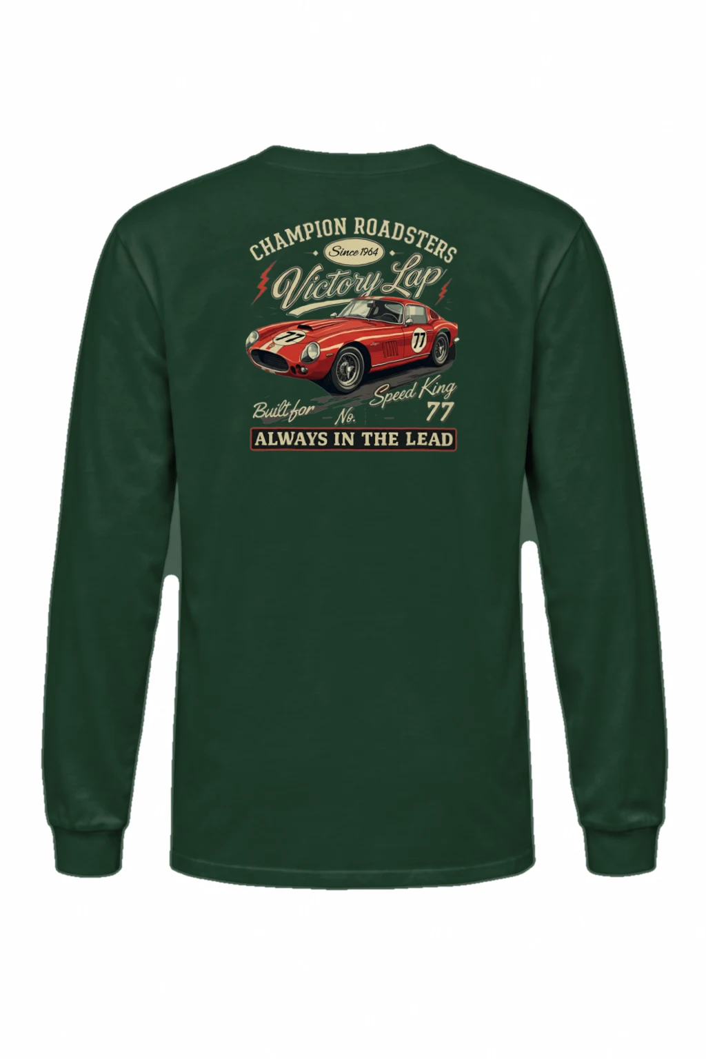 "Built For Speed" Unisex Longsleeve T-shirt | Gildan 2400