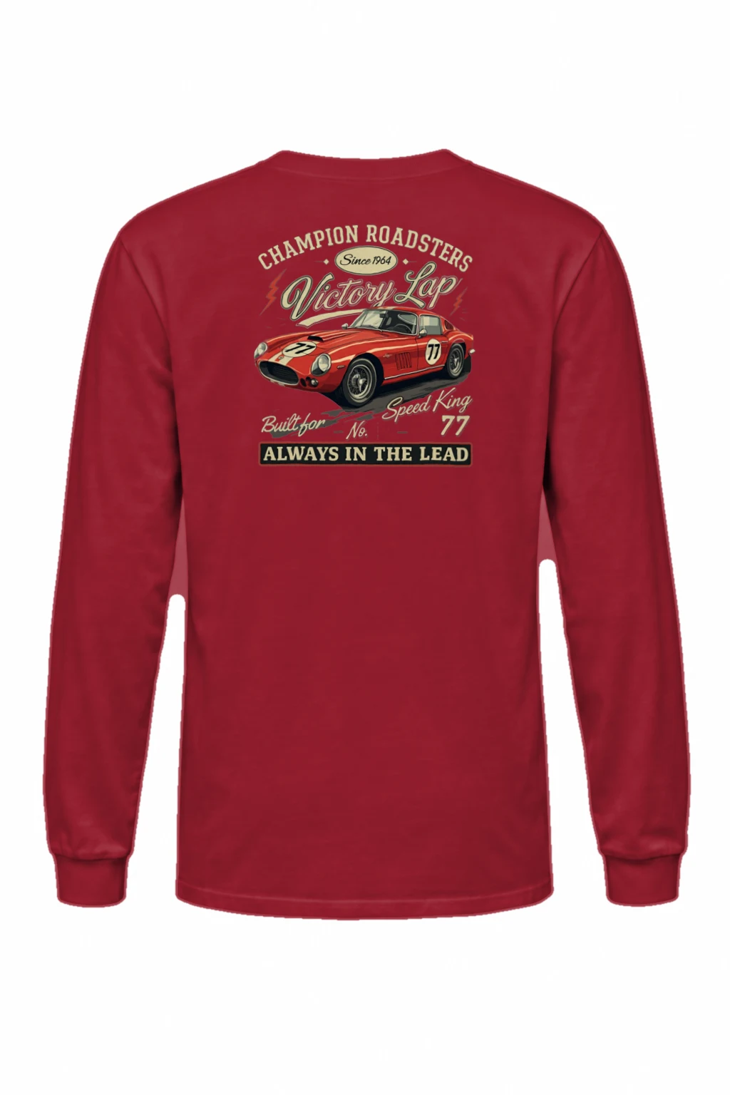 "Built For Speed" Unisex Longsleeve T-shirt | Gildan 2400