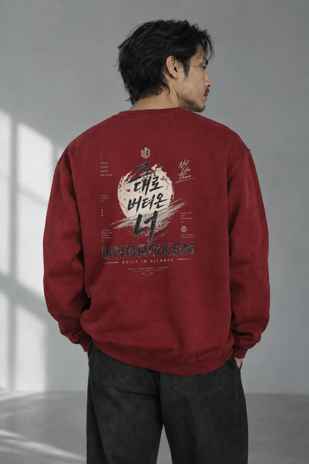 "Built In Silence" Heavy Blend Unisex Crewneck Sweatshirt | Gildan 18000