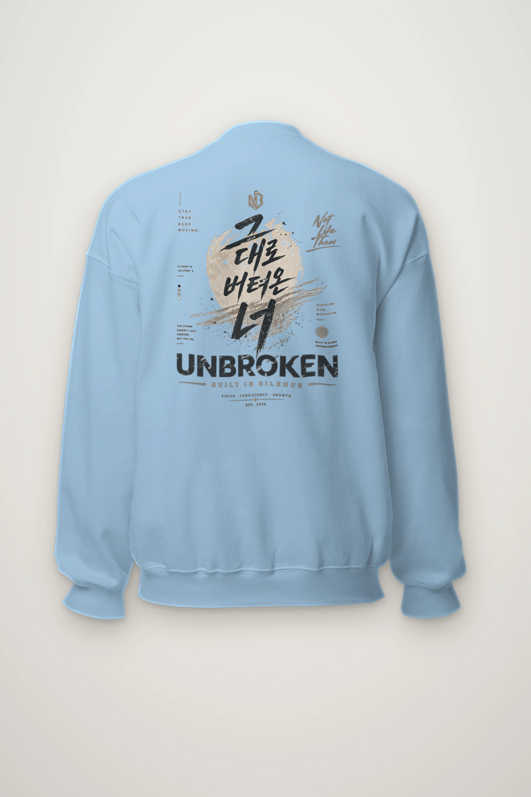 "Built In Silence" Heavy Blend Unisex Crewneck Sweatshirt