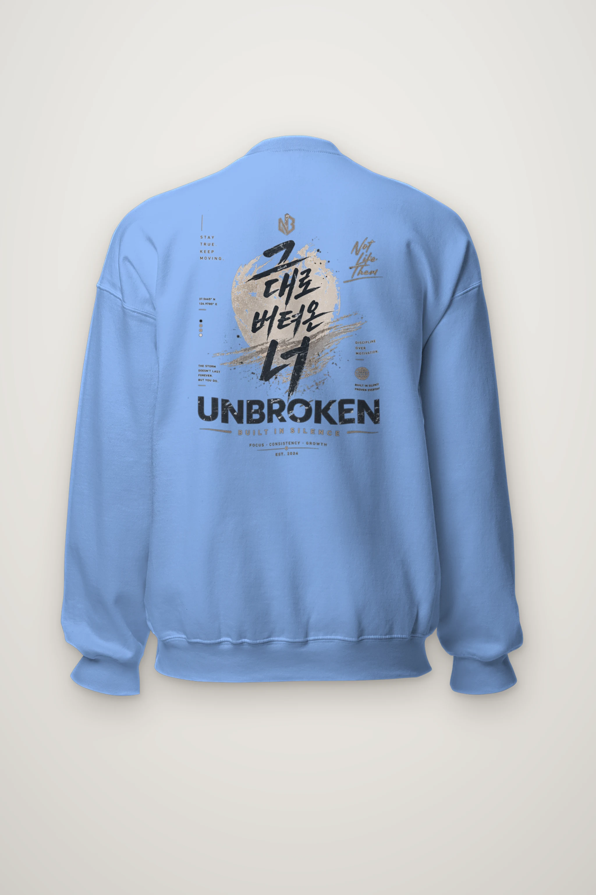 "Built In Silence" Heavy Blend Unisex Crewneck Sweatshirt