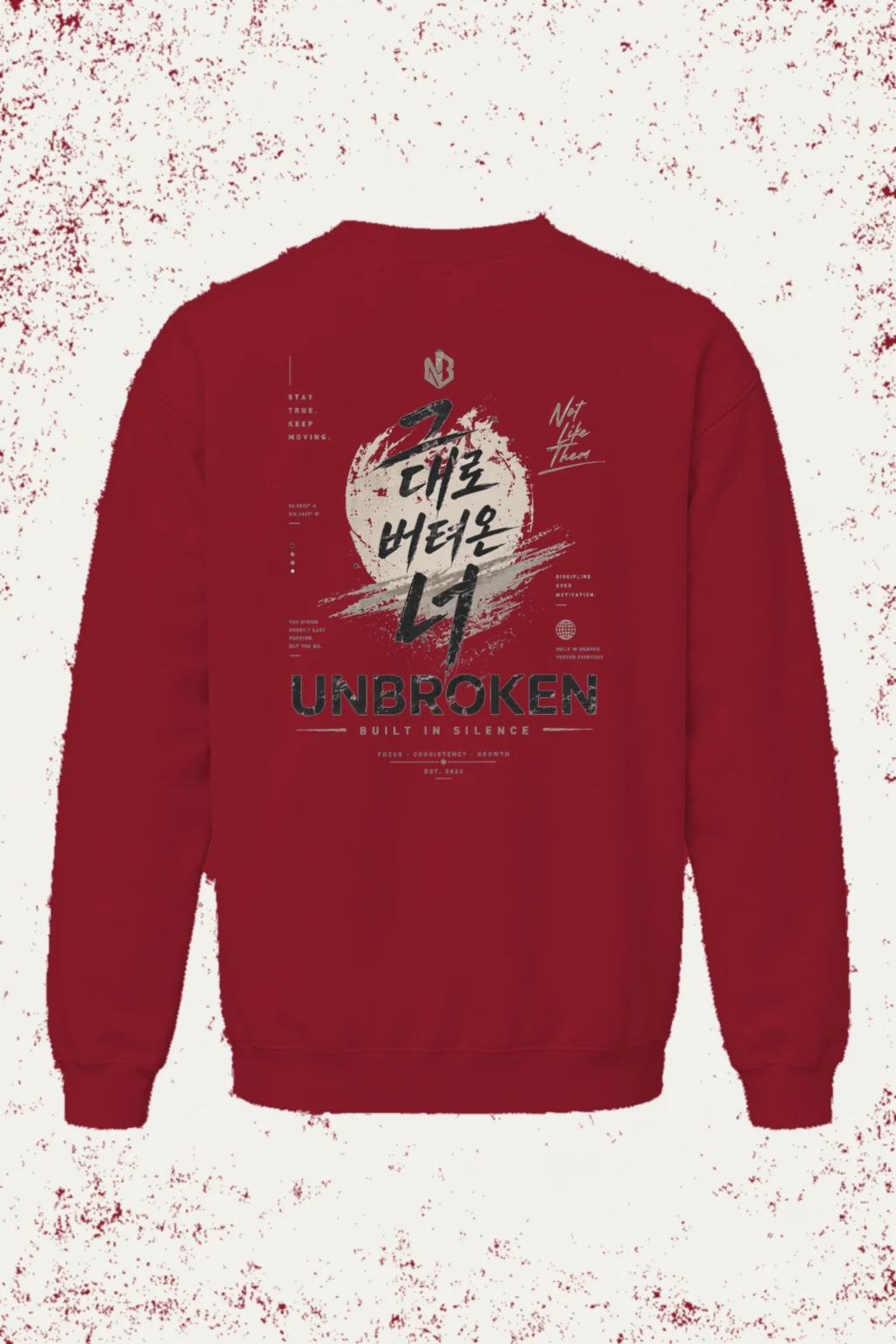 "Built In Silence" Heavy Blend Unisex Crewneck Sweatshirt | Gildan 18000