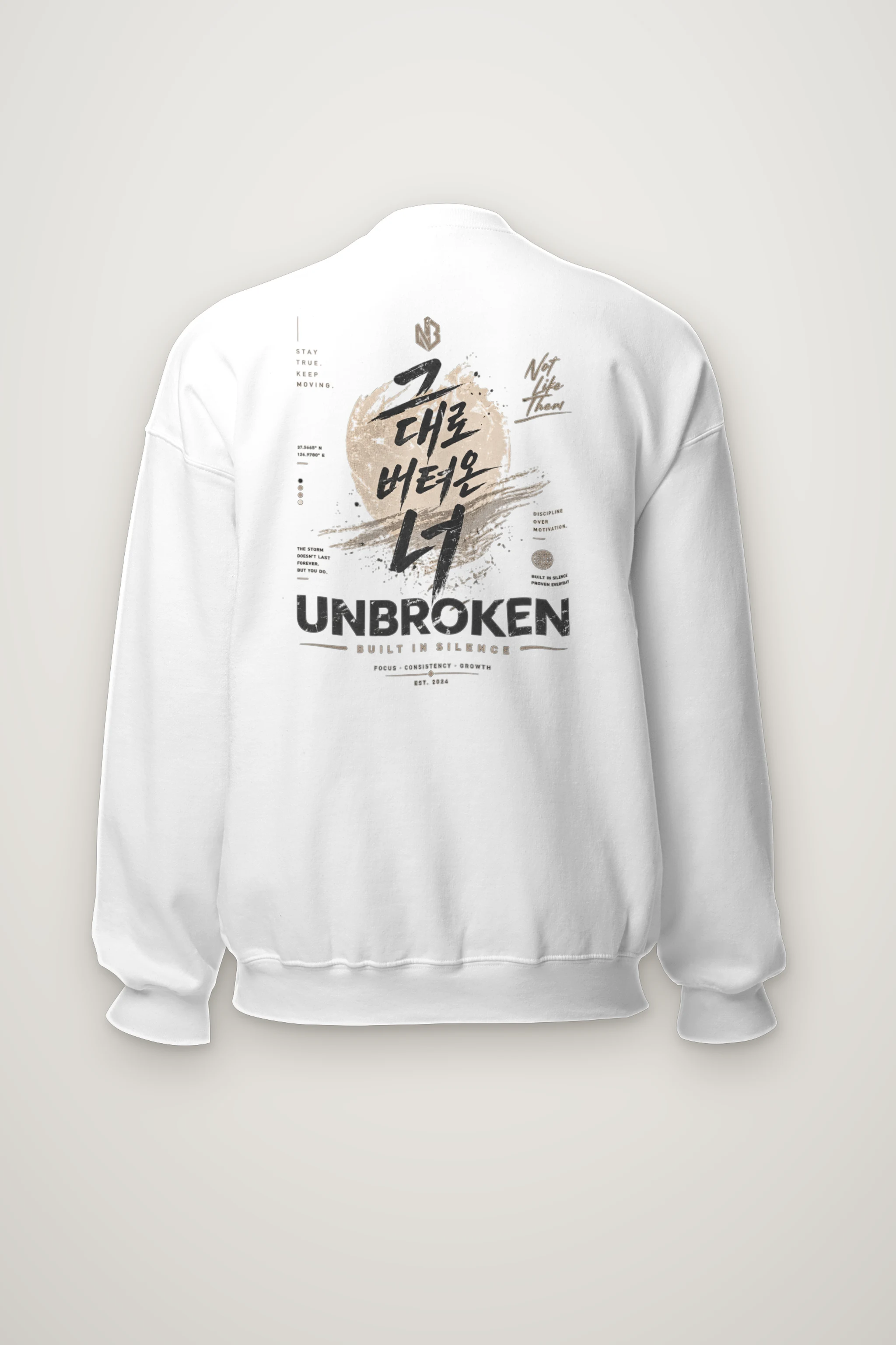"Built In Silence" Heavy Blend Unisex Crewneck Sweatshirt