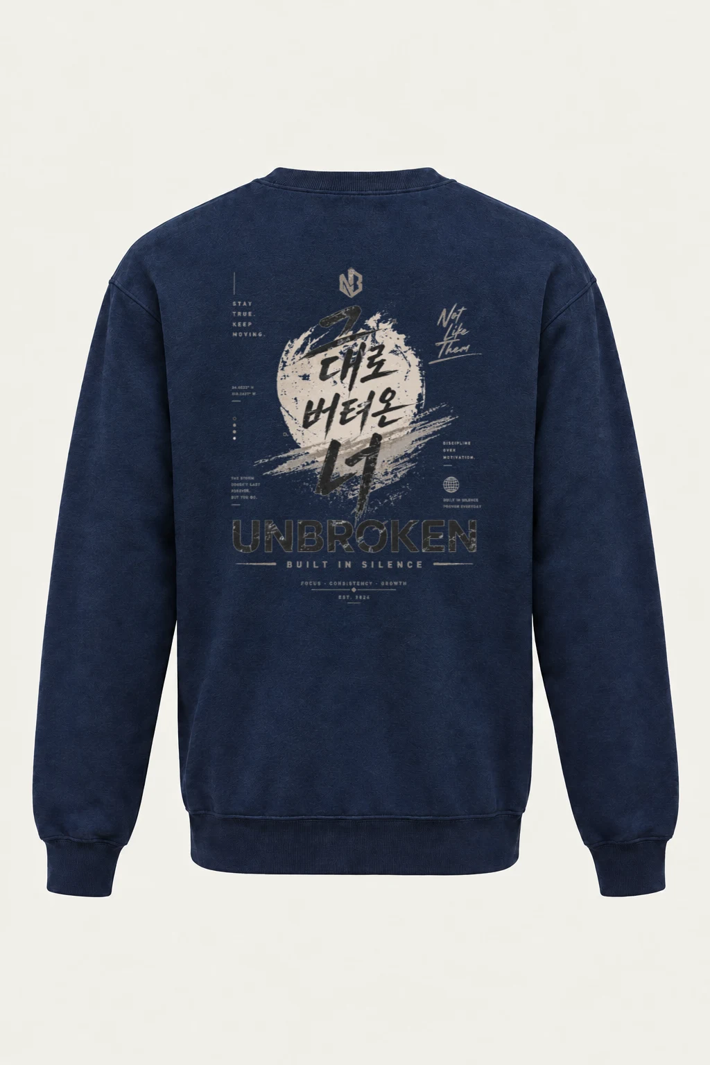 "Built In Silence" Heavy Blend Unisex Crewneck Sweatshirt | Gildan 18000
