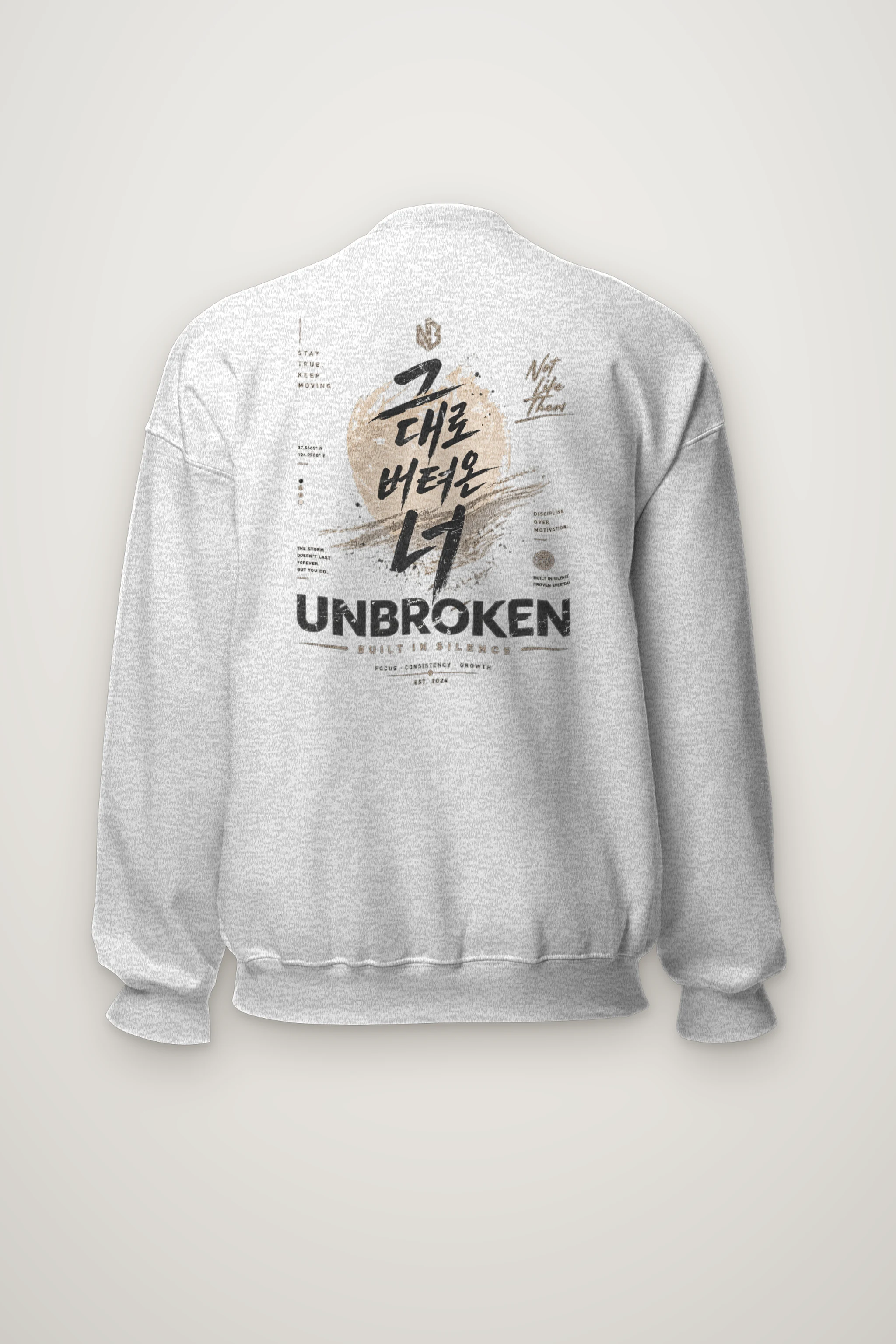 "Built In Silence" Heavy Blend Unisex Crewneck Sweatshirt