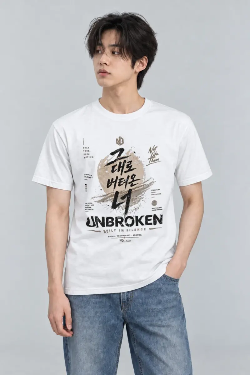 "Built In Silence" Heavyweight Unisex Crewneck T-shirt