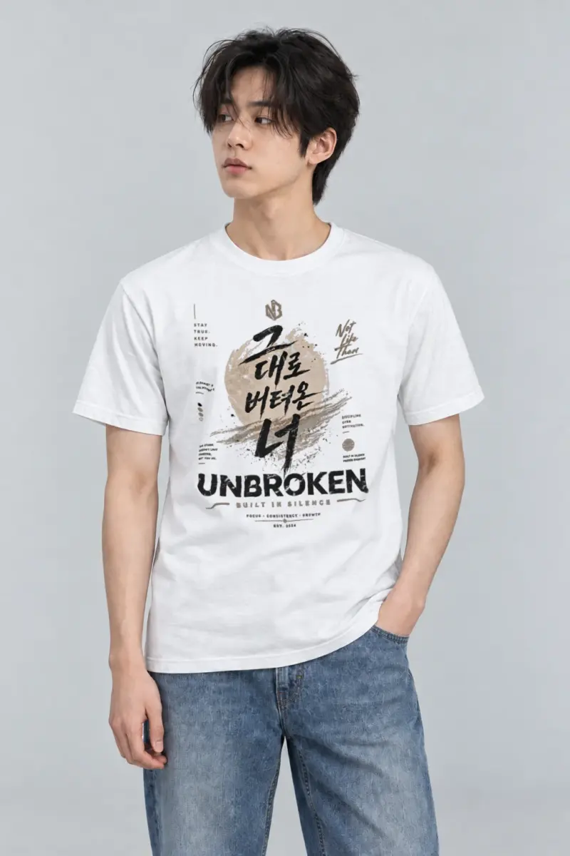 "Built In Silence" Heavyweight Unisex Crewneck T-shirt
