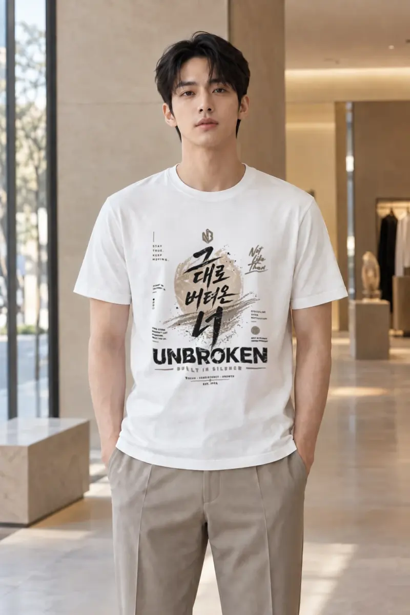 "Built In Silence" Heavyweight Unisex Crewneck T-shirt | Gildan 5000