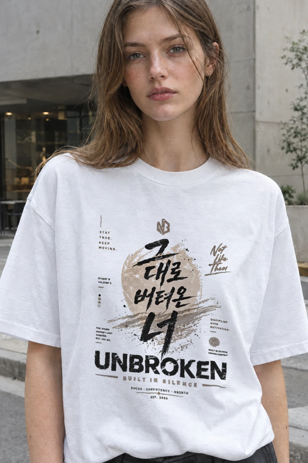 "Built In Silence" Heavyweight Unisex Crewneck T-shirt | Gildan 5000