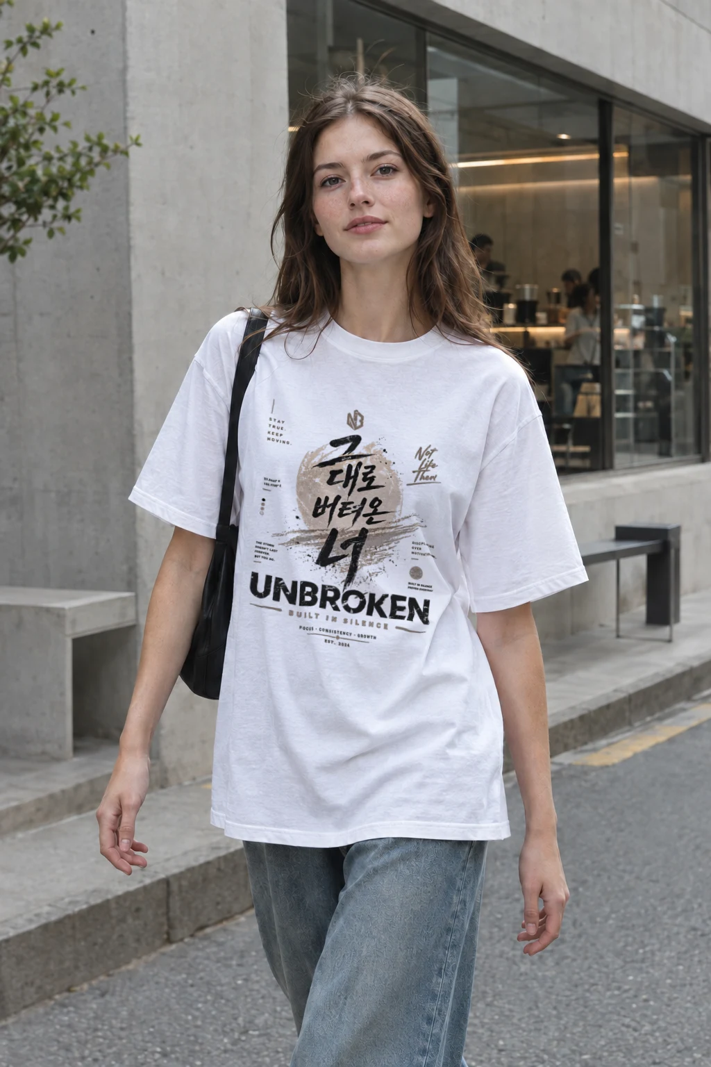 "Built In Silence" Heavyweight Unisex Crewneck T-shirt | Gildan 5000