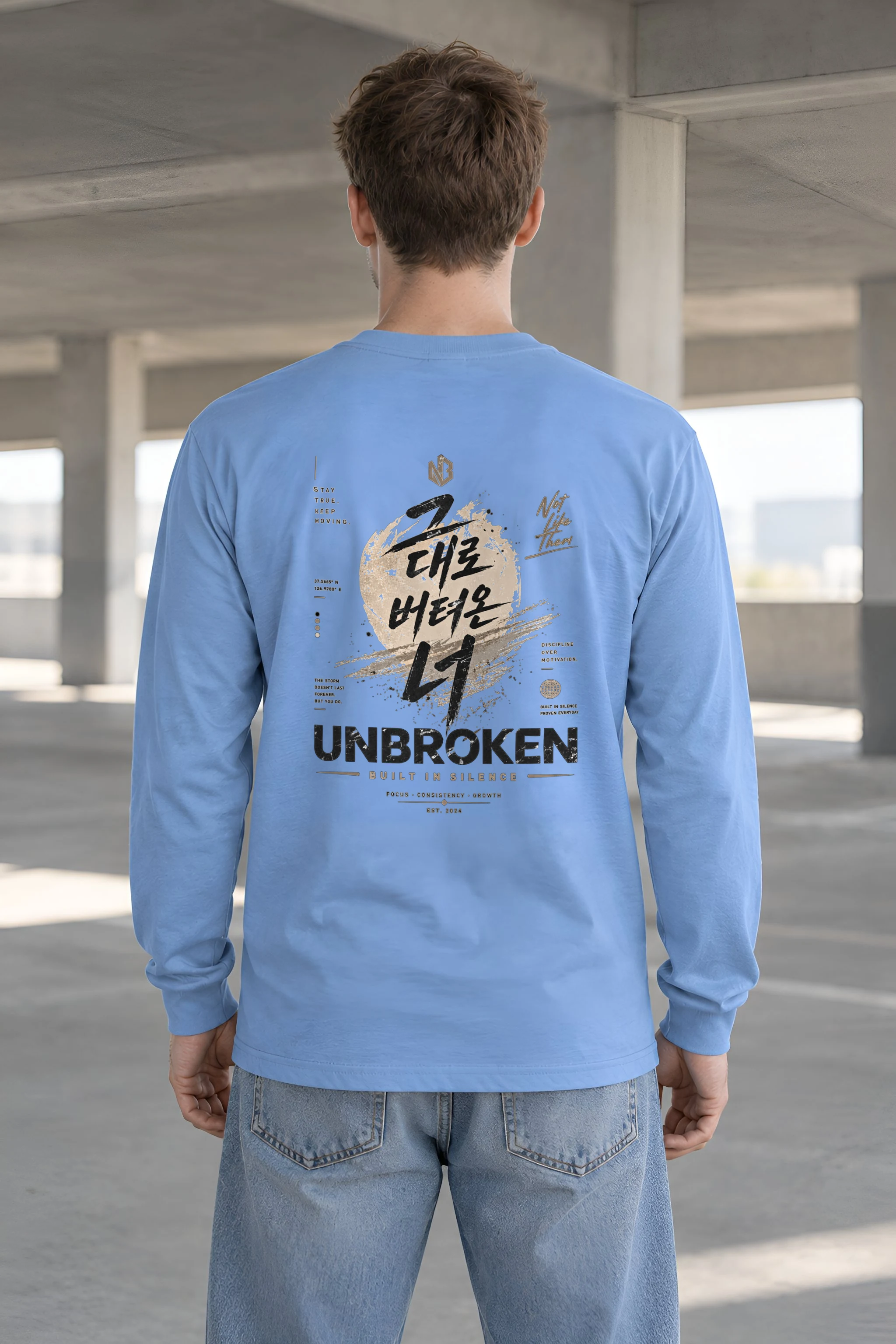 "Built In Silence" Unisex Longsleeve T-shirt