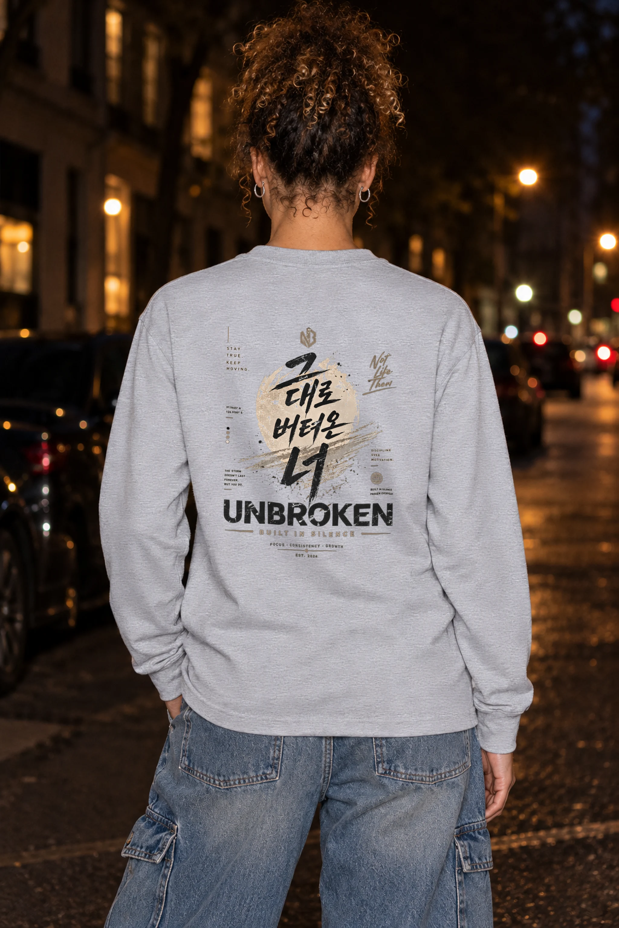 "Built In Silence" Unisex Longsleeve T-shirt