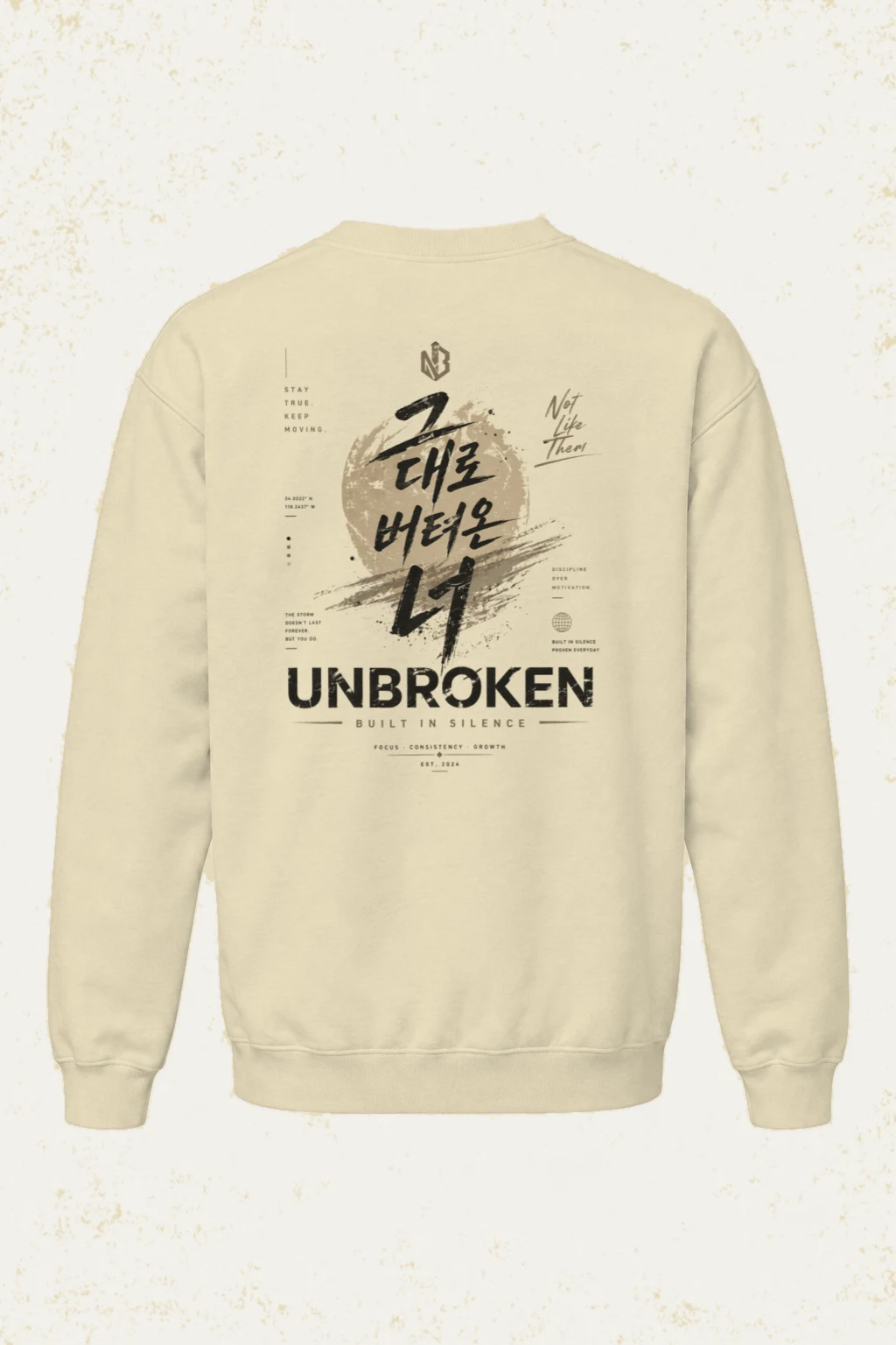 "Built In Silence" Unisex Sponge Fleece Crewneck Sweatshirt | Bella + Canvas 3901