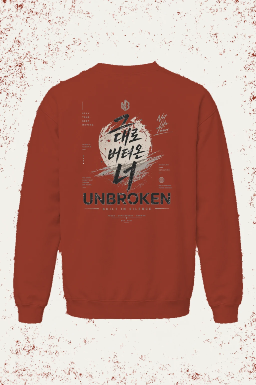 "Built In Silence" Unisex Sponge Fleece Crewneck Sweatshirt | Bella + Canvas 3901