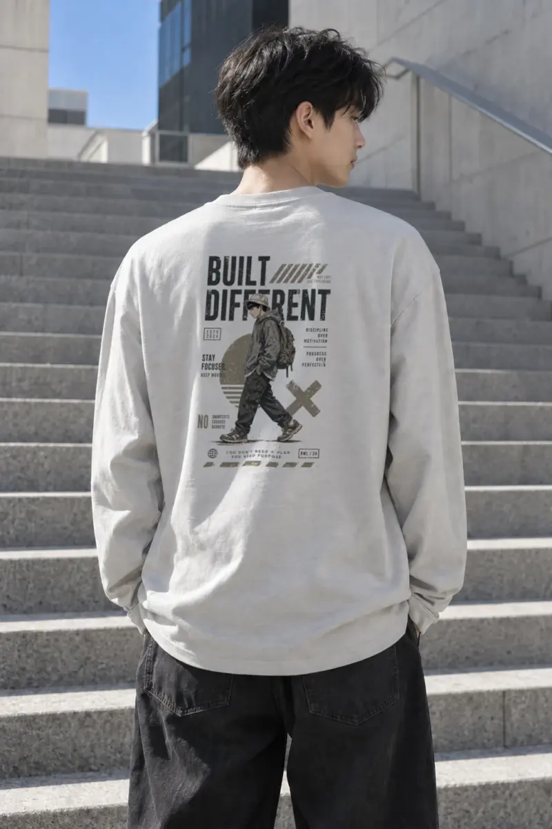 “Built Not Lost” Unisex Longsleeve T-shirt | Gildan 2400