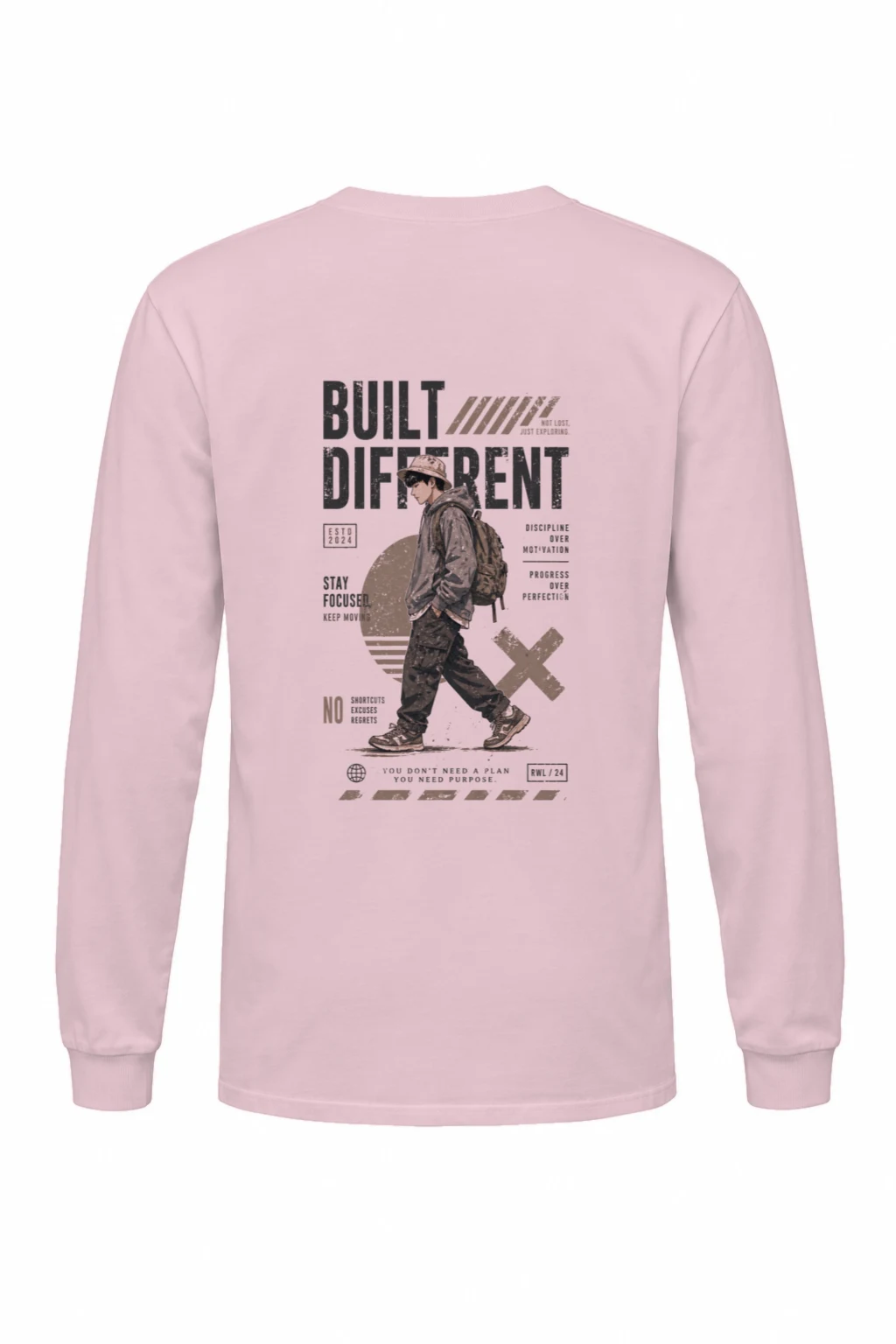 "Built Not Lost" Unisex Longsleeve T-shirt | Gildan 2400