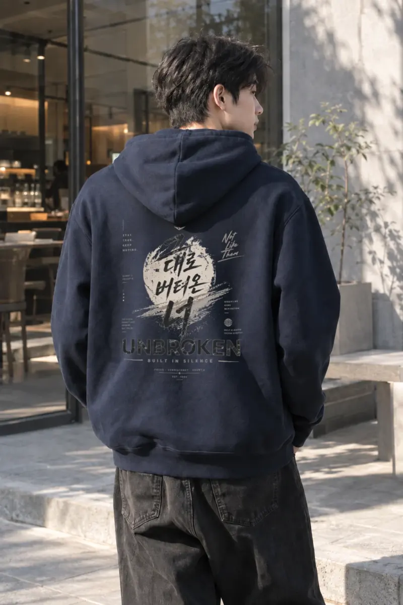 "Built On Silence" Heavy Blend Unisex Pullover Hoodie | Gildan 18500