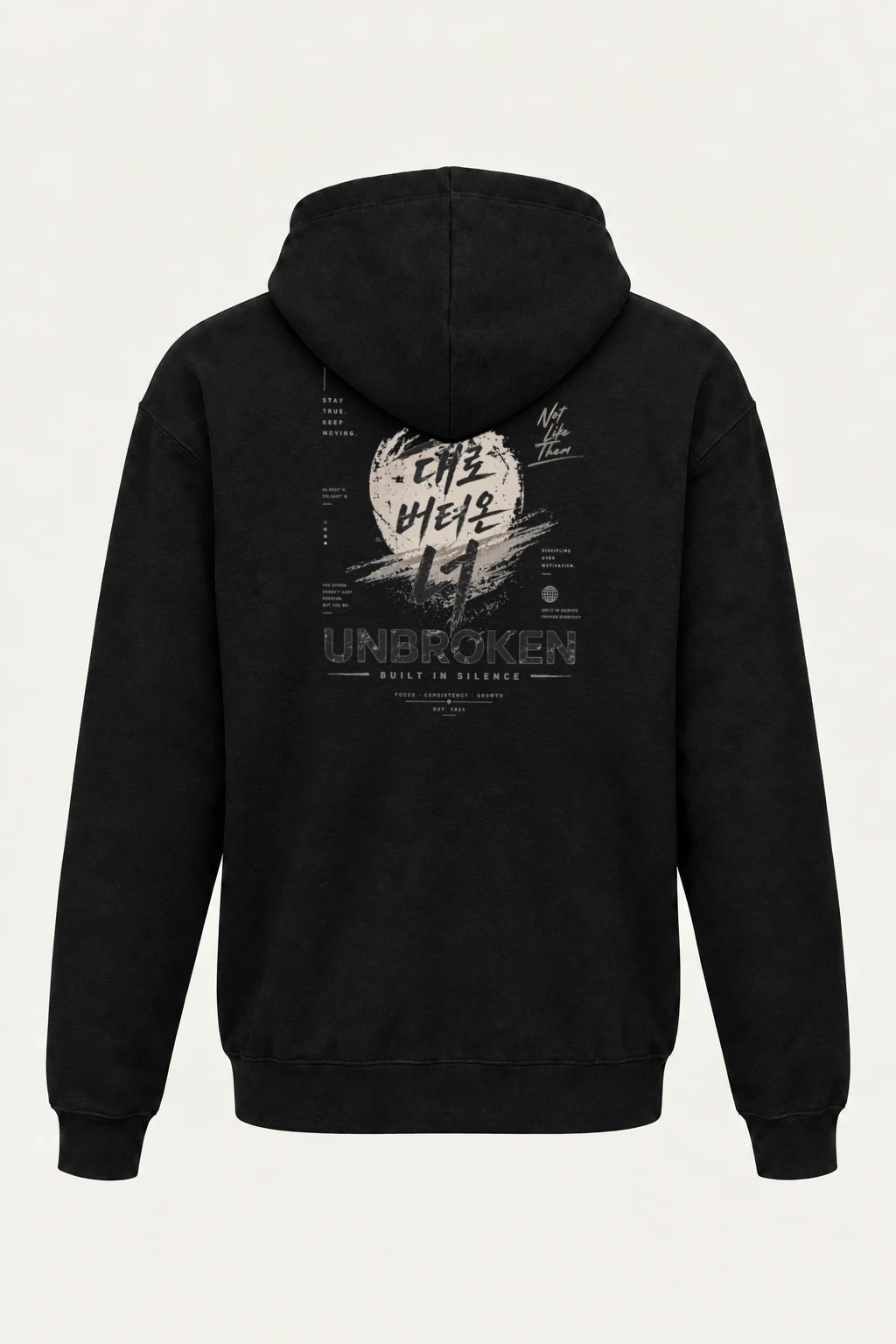 "Built On Silence" Heavy Blend Unisex Pullover Hoodie | Gildan 18500