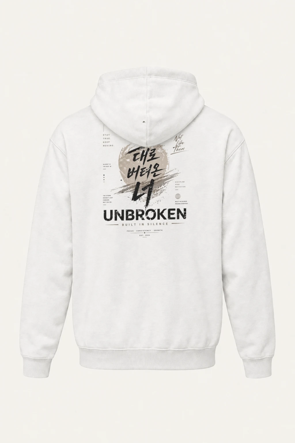 "Built On Silence" Heavy Blend Unisex Pullover Hoodie | Gildan 18500