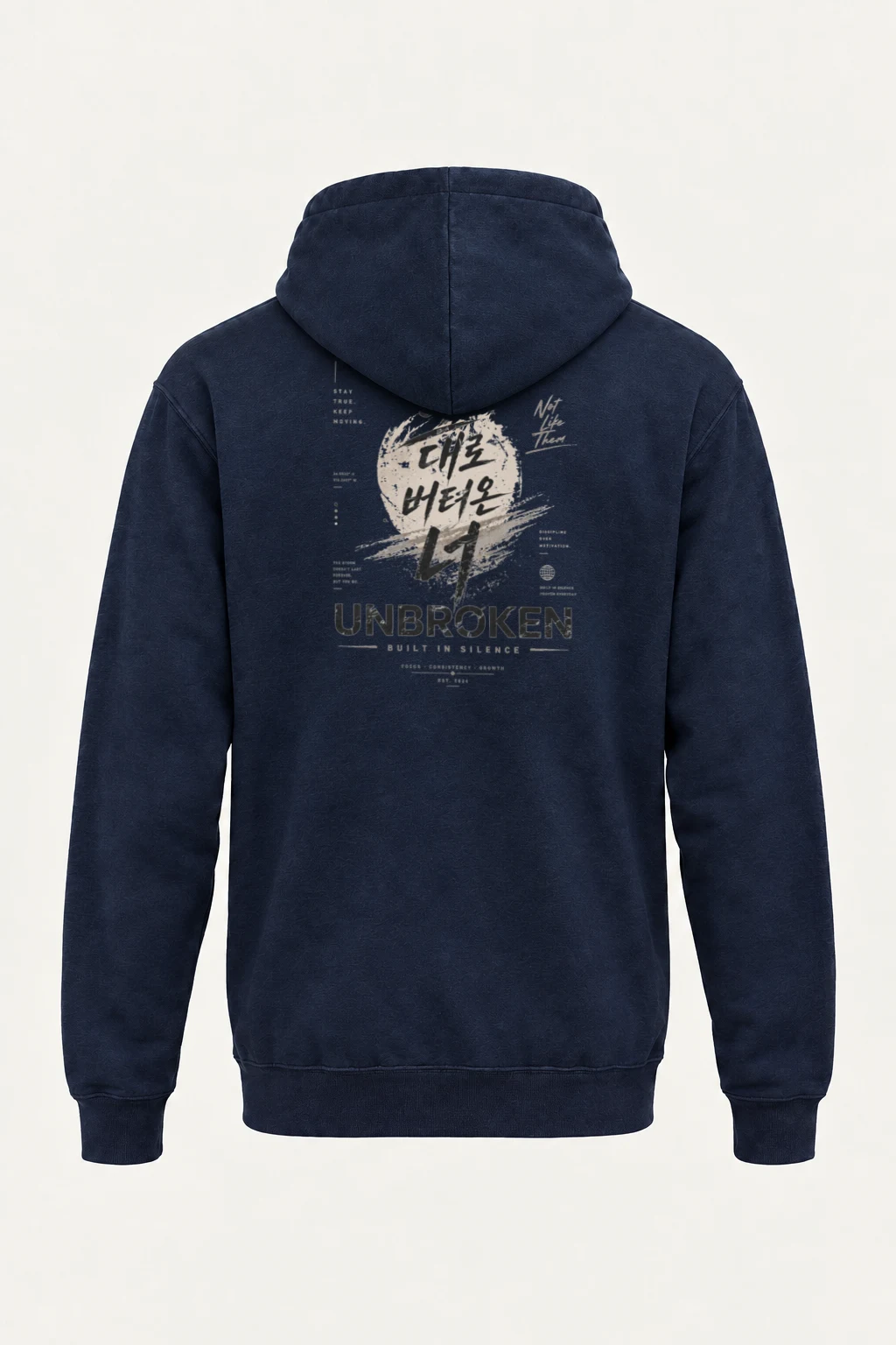 "Built On Silence" Heavy Blend Unisex Pullover Hoodie | Gildan 18500