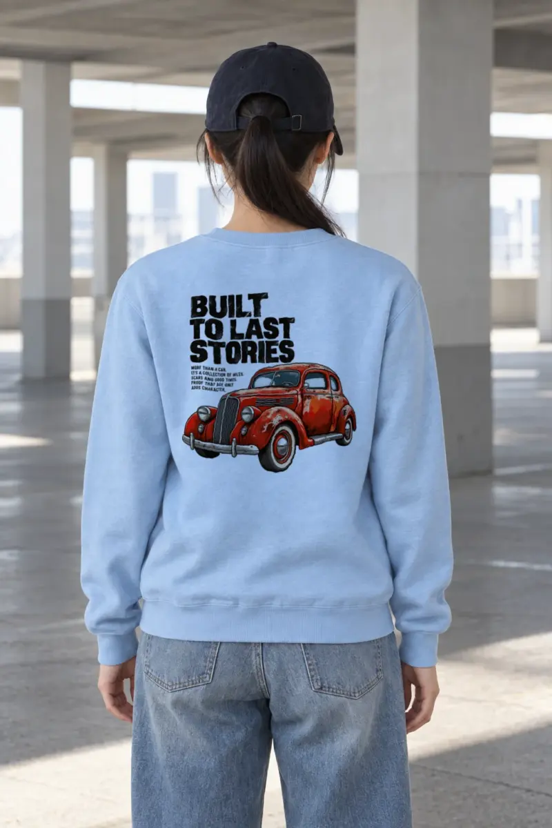 "Built To Last Stories" Heavy Blend Unisex Crewneck Sweatshirt | Gildan 18000