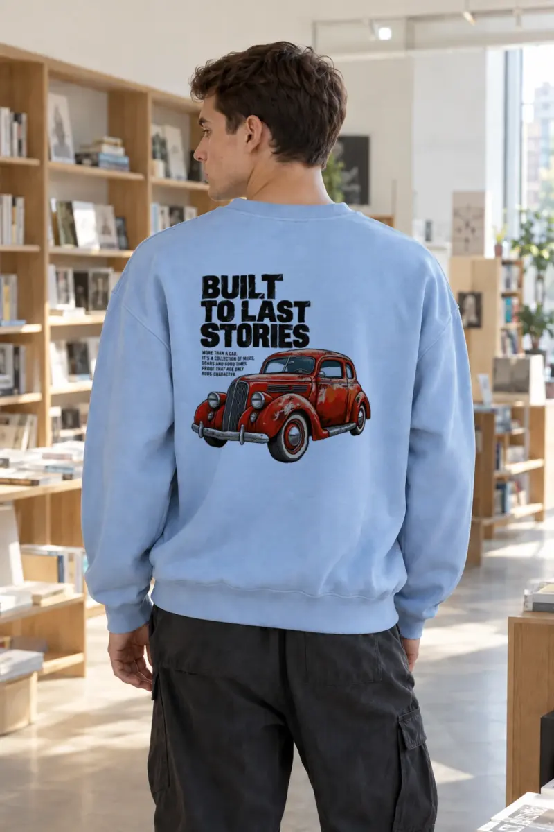 “Built To Last Stories” Heavy Blend Unisex Crewneck Sweatshirt | Gildan 18000