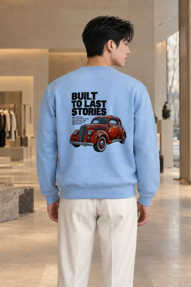 "Built To Last Stories" Heavy Blend Unisex Crewneck Sweatshirt | Gildan 18000